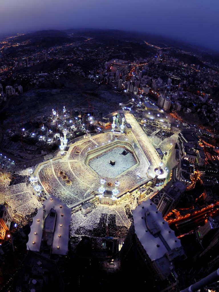 islam, masjid al haram (mecca), mecca, religious, city, religion, kaaba, saudi arabia, light, building, mosque, mosques
