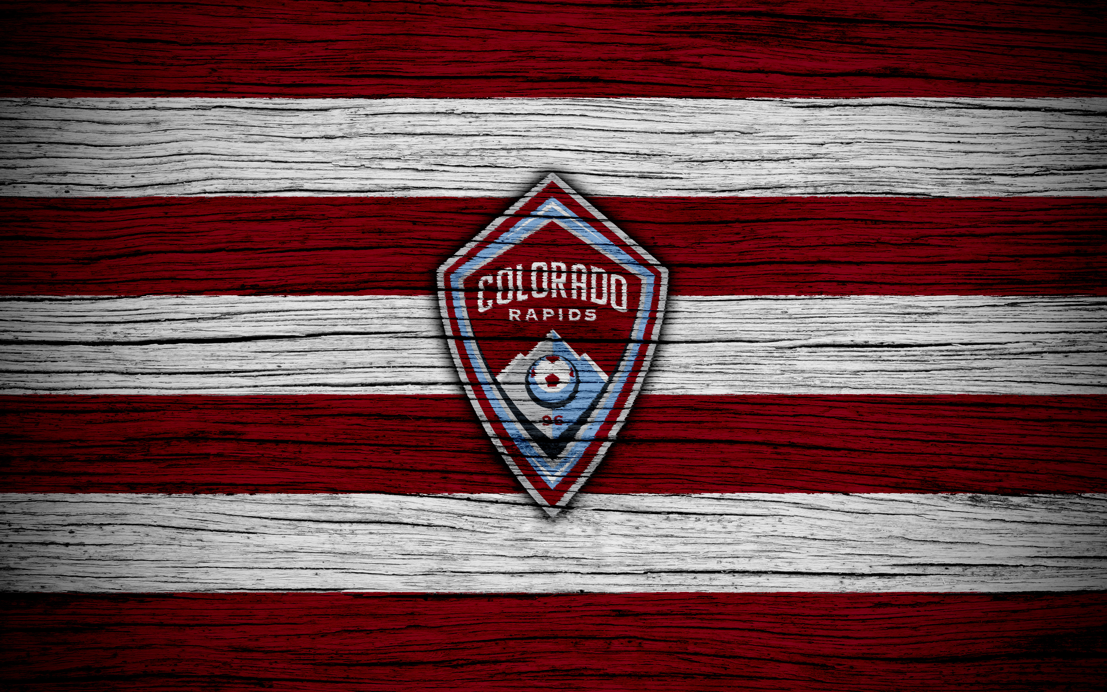 Handy-Wallpaper Sport, Fußball, Logo, Emblem, Mls, Colorado Rapids kostenlos herunterladen.