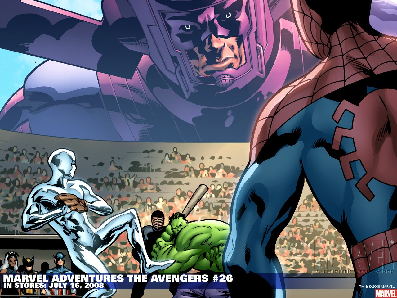 Download mobile wallpaper Spider Man, Hulk, Comics, The Avengers for free.