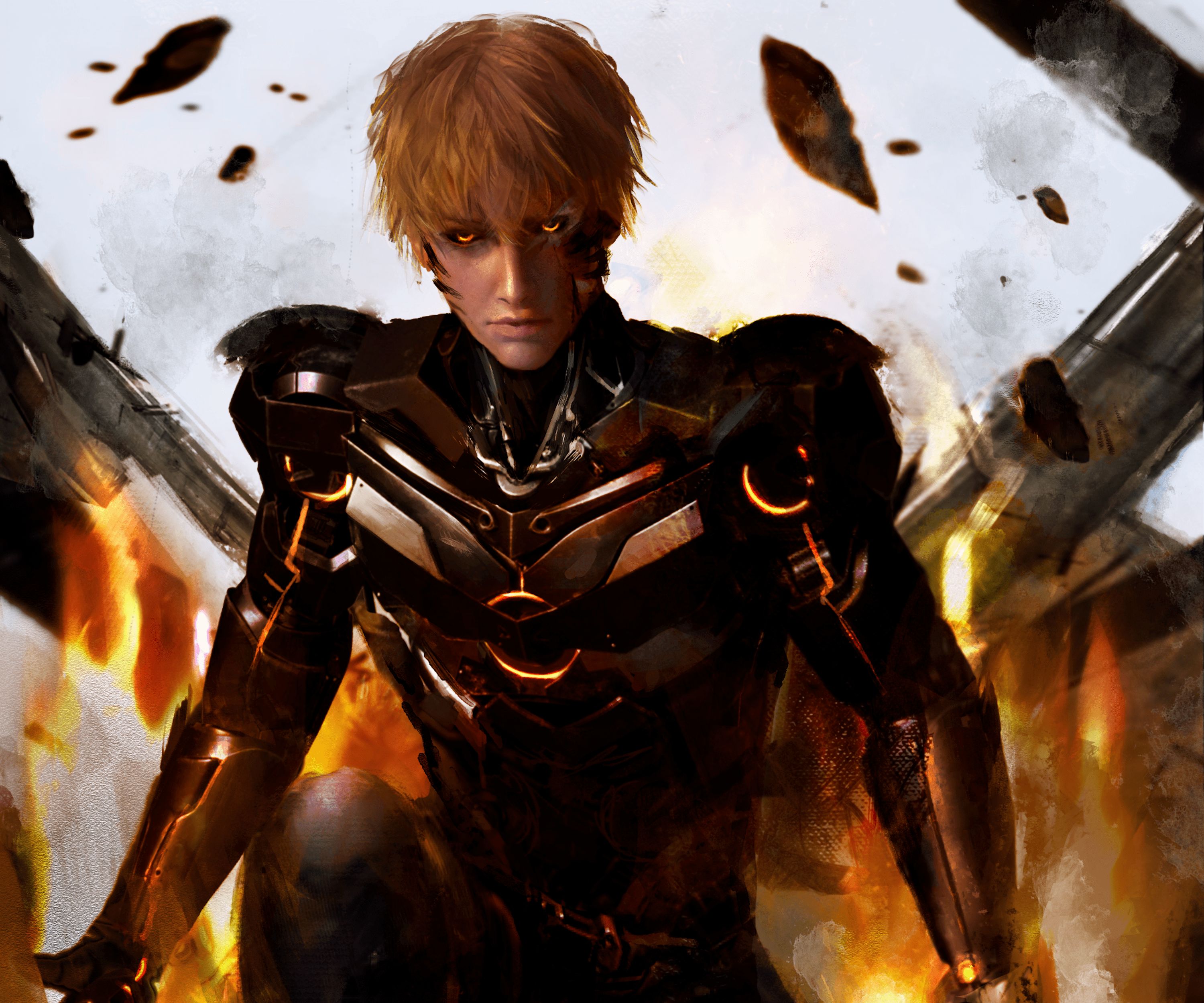 Free download wallpaper Anime, One Punch Man, Genos (One Punch Man) on your PC desktop