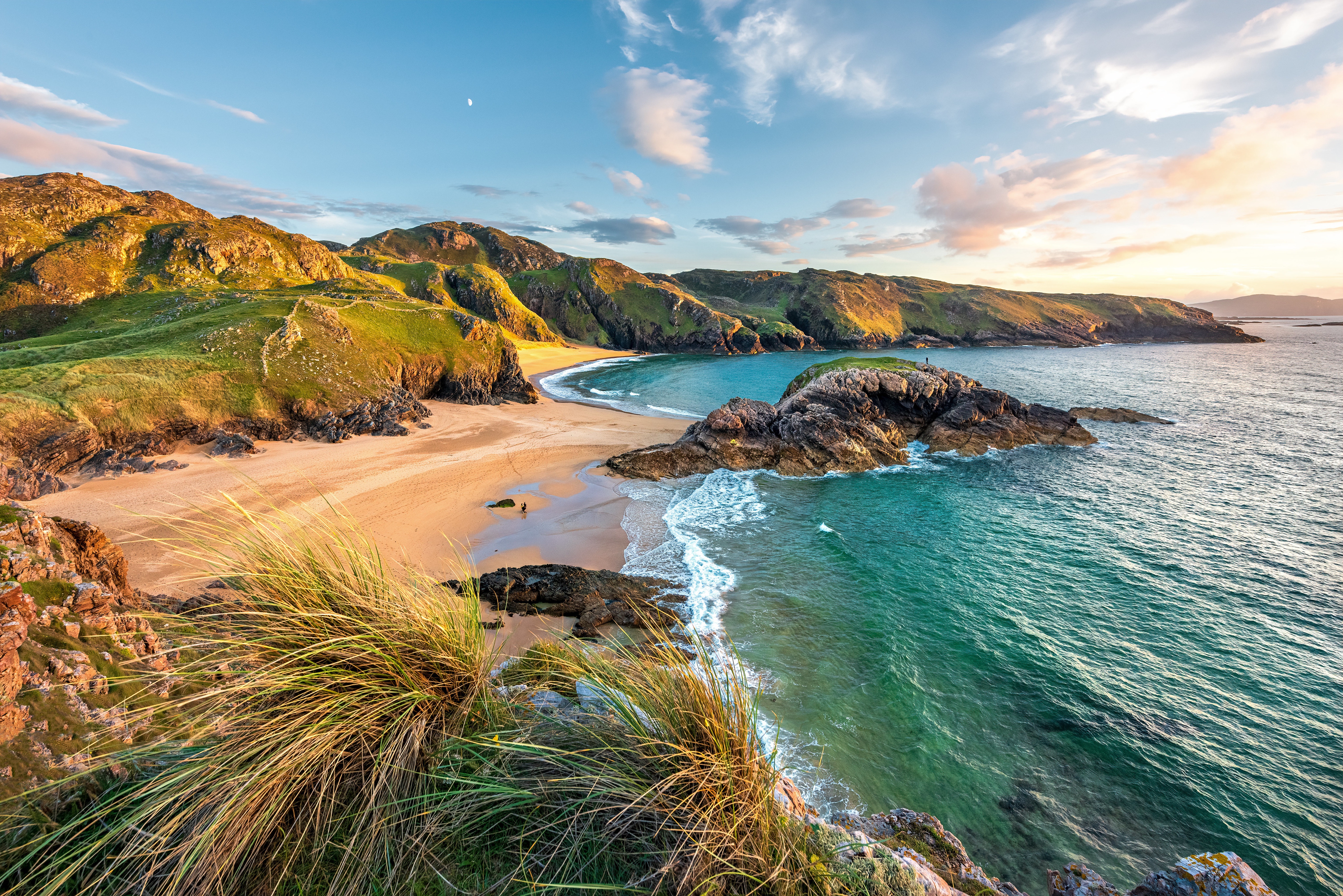 Скачать обои бесплатно Пляж, Побережье, Ирландия, Земля/природа картинка на рабочий стол ПК