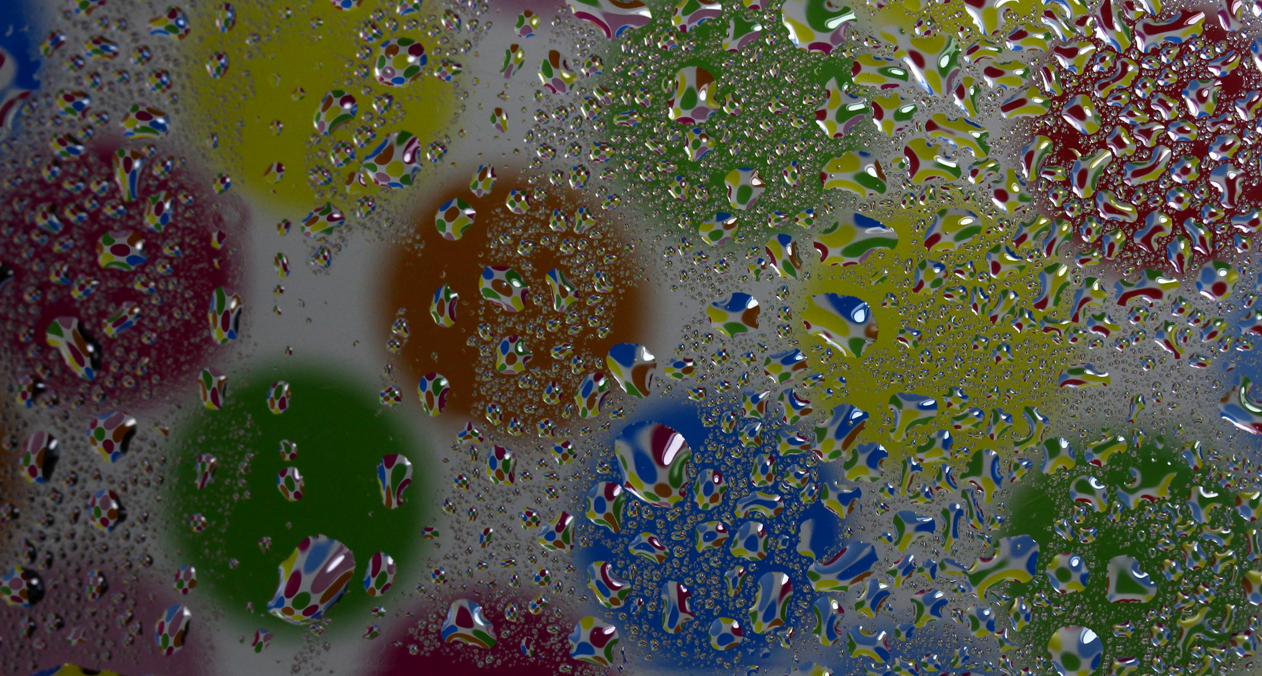 Free download wallpaper Macro, Surface, Drops, Circles, Glass on your PC desktop