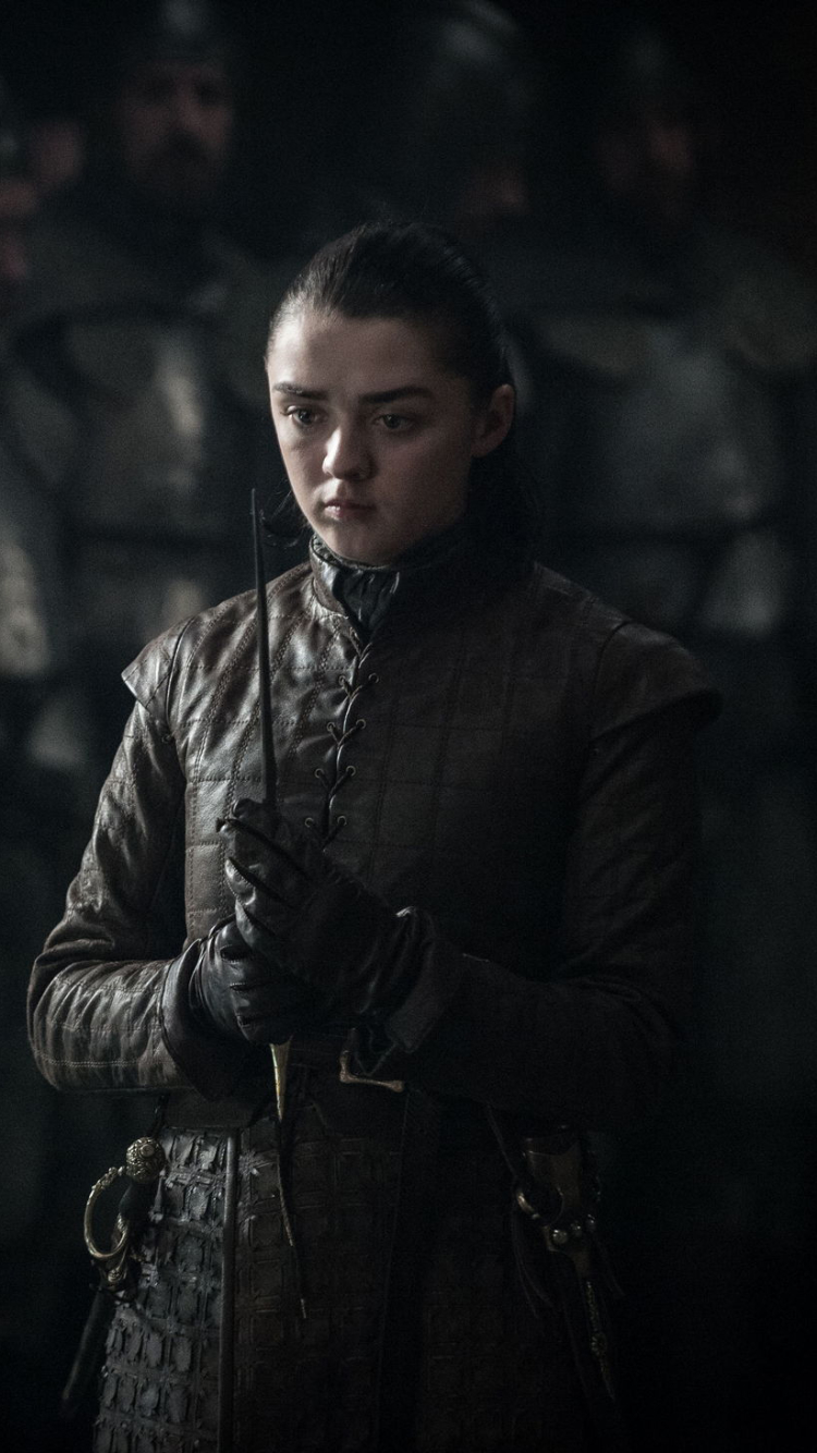 Descarga gratuita de fondo de pantalla para móvil de Juego De Tronos, Series De Televisión, Maisie Williams, Arya Stark.