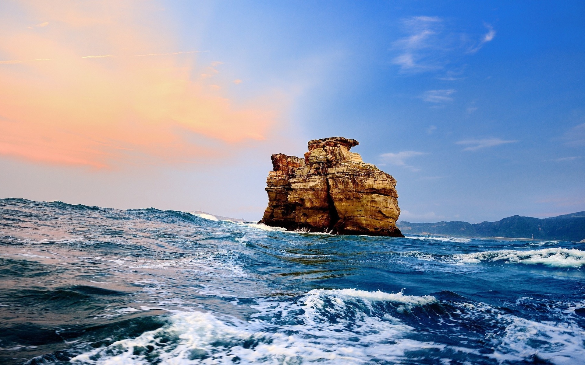 Laden Sie das Ozean, Insel, Welle, Erde/natur-Bild kostenlos auf Ihren PC-Desktop herunter