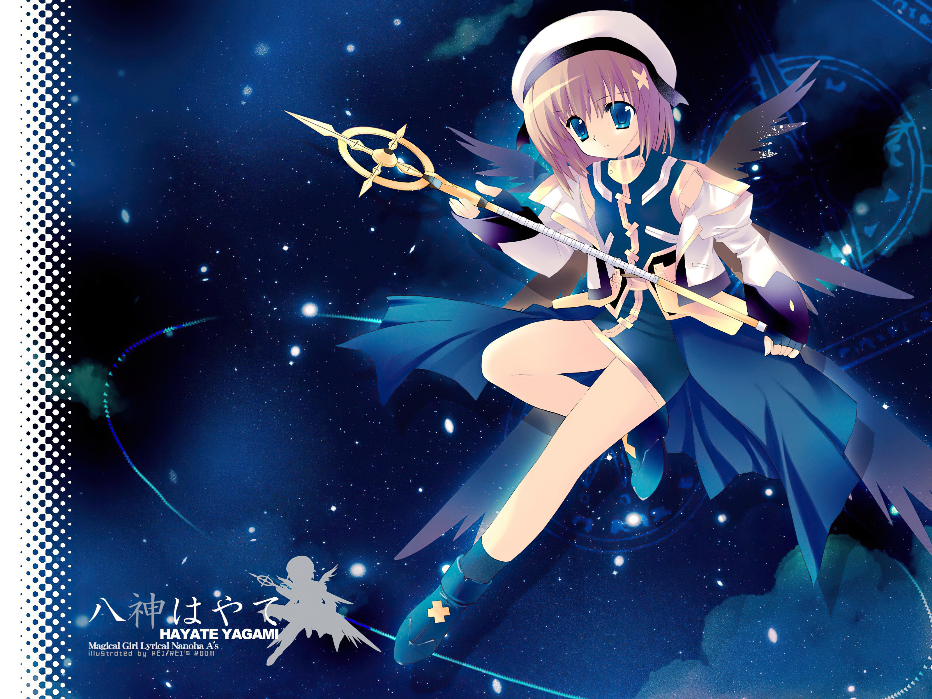 Laden Sie das Animes, Mahou Shoujo Lyrical Nanoha, Hayate Yagami-Bild kostenlos auf Ihren PC-Desktop herunter