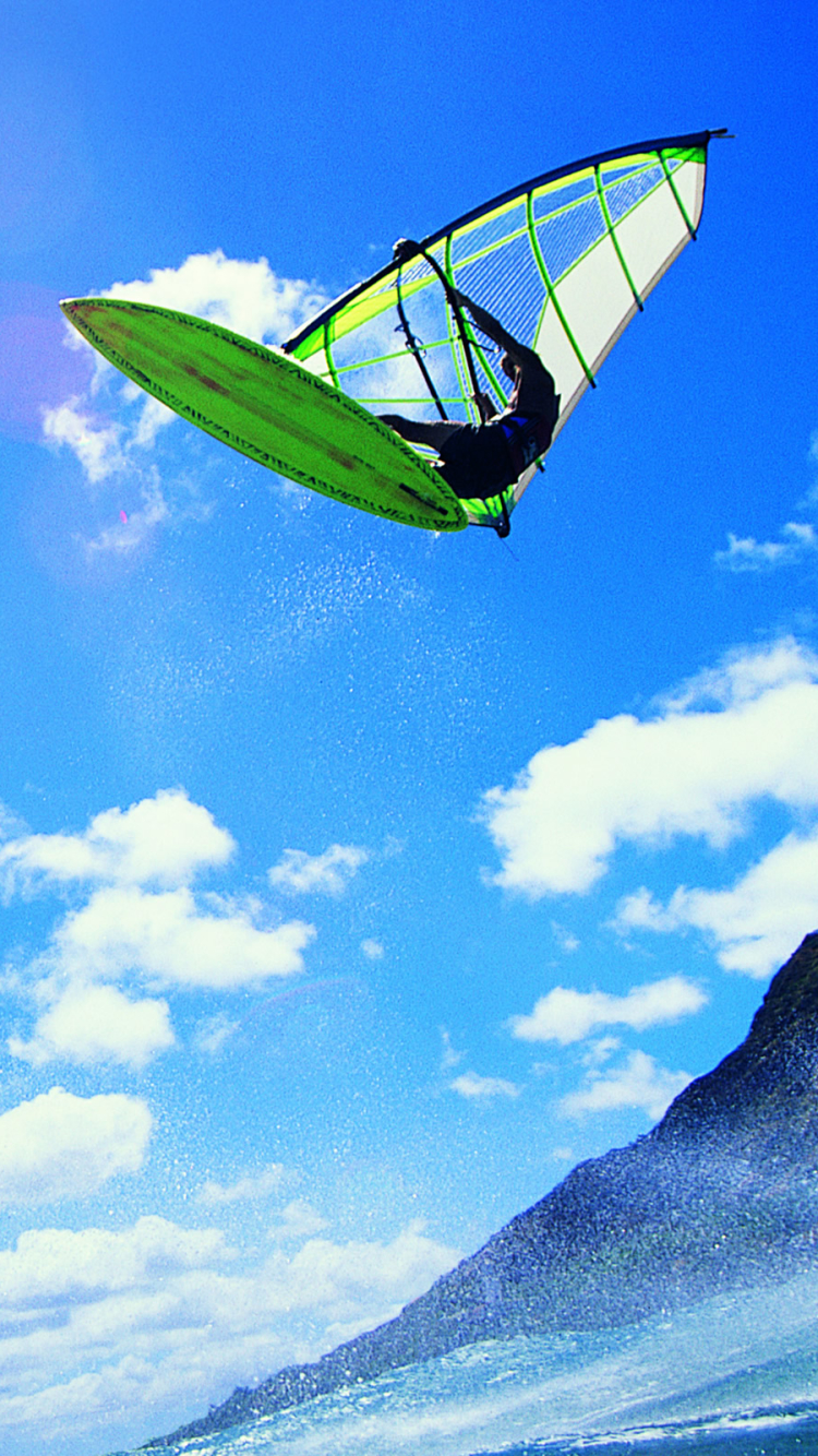 Download mobile wallpaper Sports, Windsurfing for free.