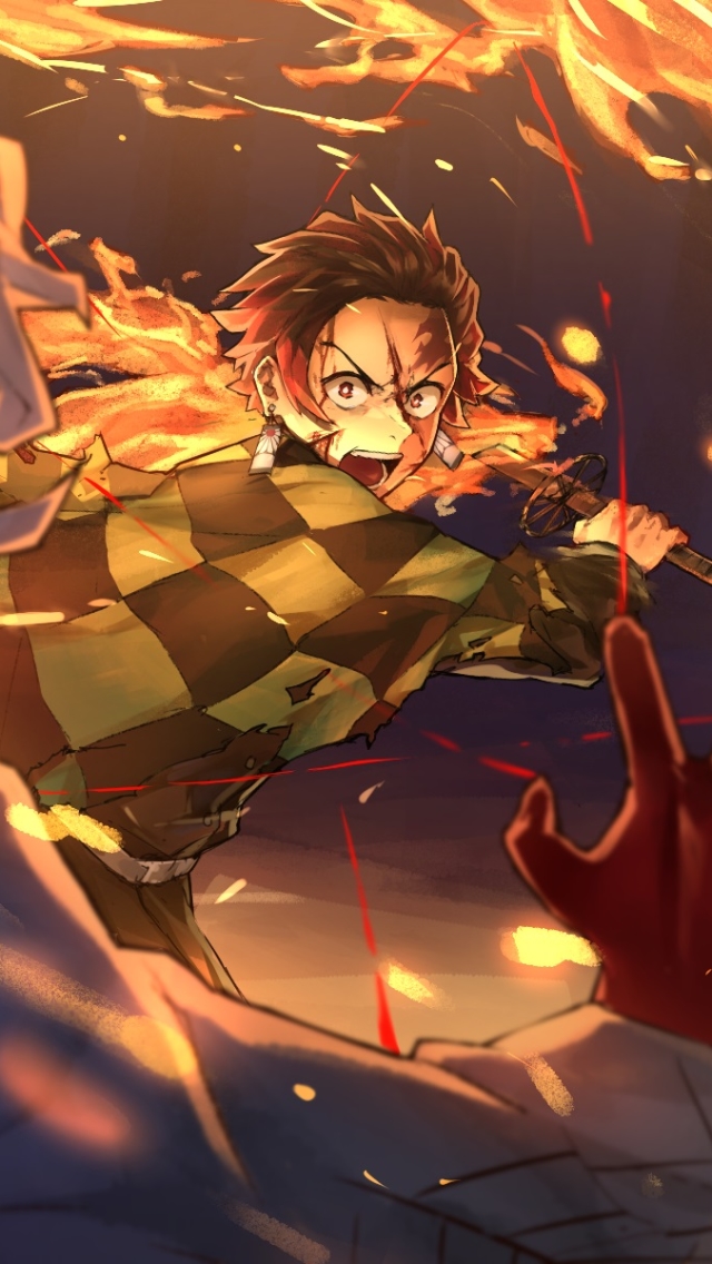 Descarga gratuita de fondo de pantalla para móvil de Animado, Demon Slayer: Kimetsu No Yaiba, Tanjiro Kamado.