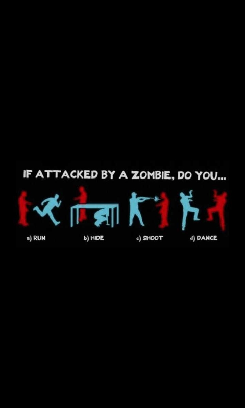 Download mobile wallpaper Humor, Zombie for free.