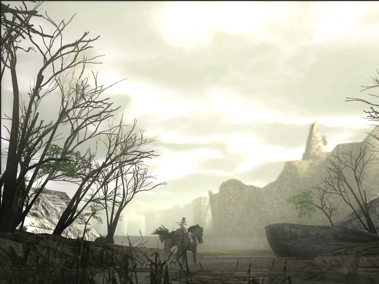 video game, horse, shadow of the colossus