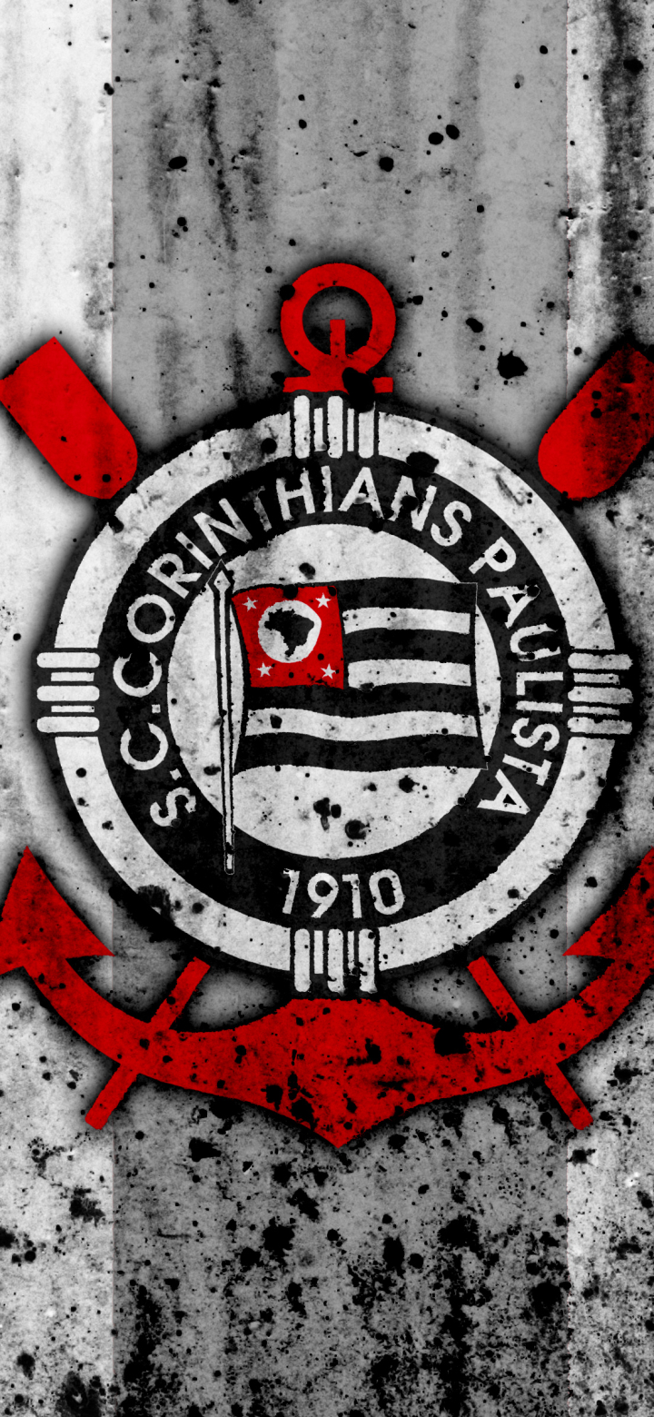 Handy-Wallpaper Sport, Fußball, Logo, Emblem, Sportverein Corinthians Paulista kostenlos herunterladen.