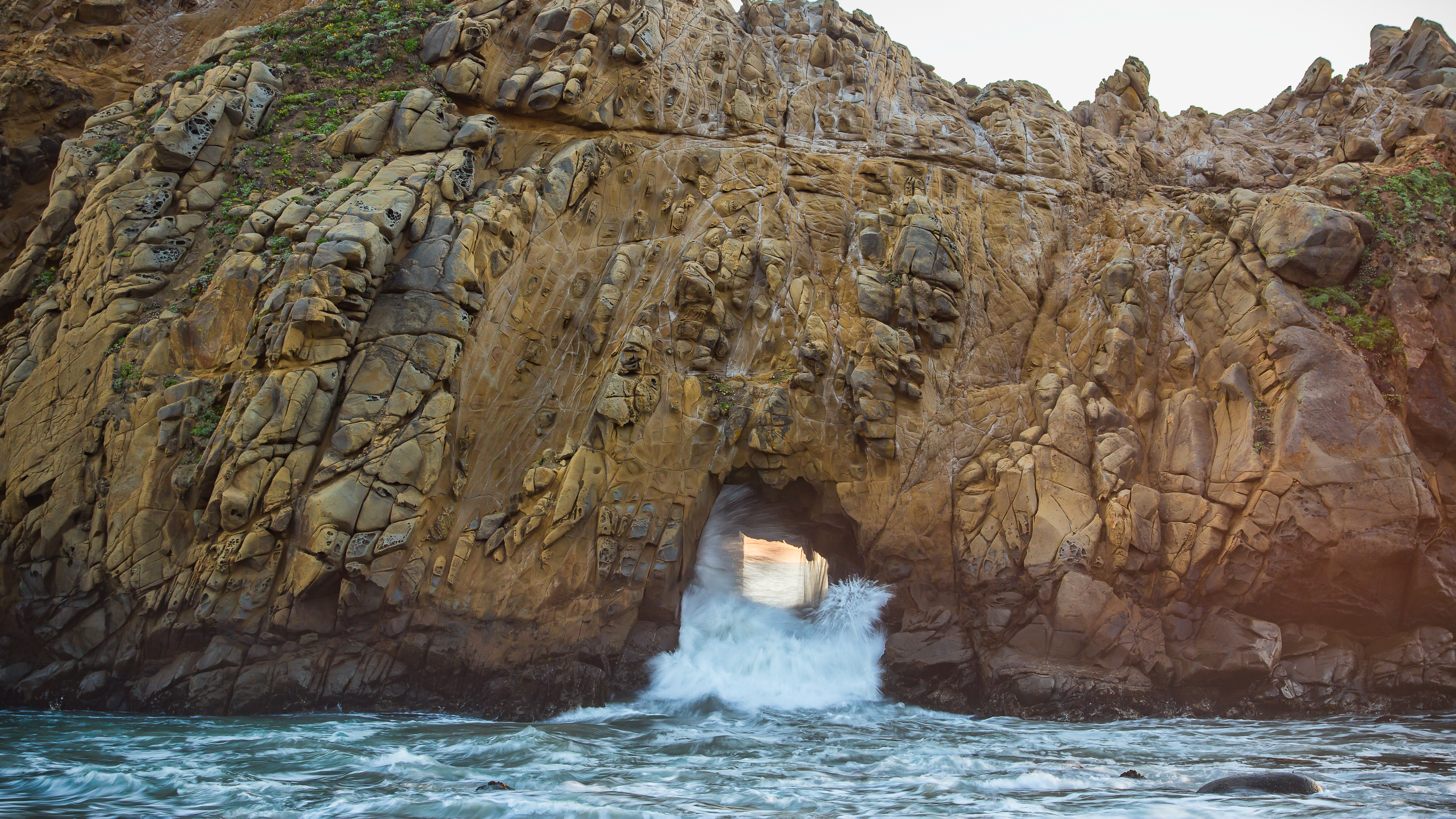 Laden Sie das Natur, Tunnel, Meer, Erde/natur, Felsentor-Bild kostenlos auf Ihren PC-Desktop herunter