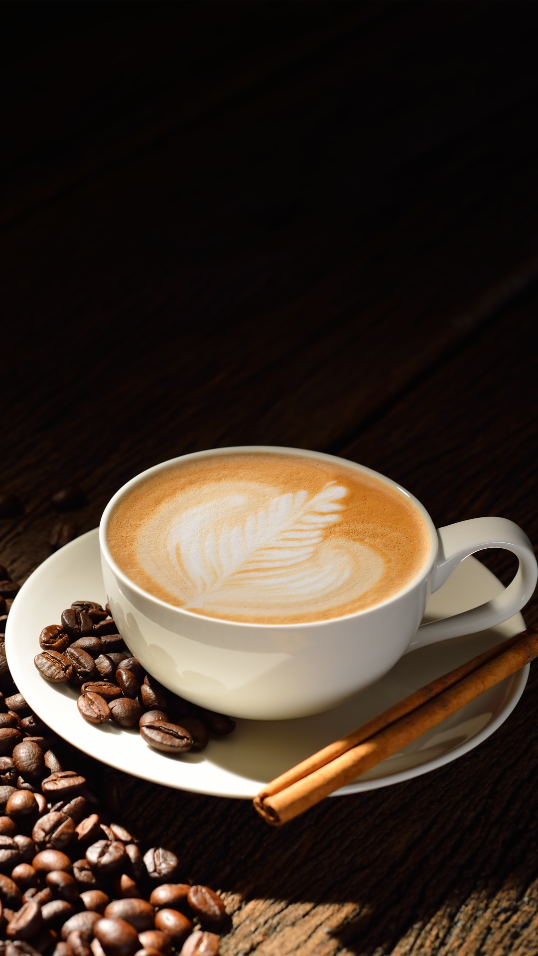 Download mobile wallpaper Food, Coffee, Still Life, Cup, Coffee Beans for free.