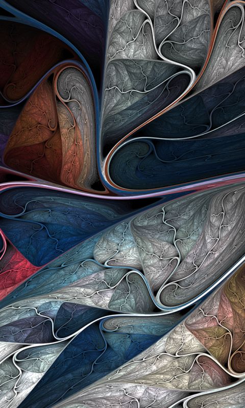 Download mobile wallpaper Abstract, Fractal, Colors for free.