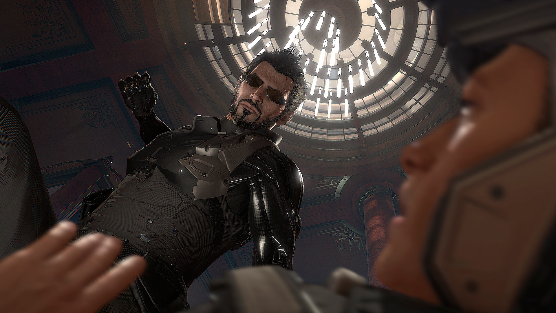 Скачать картинку Видеоигры, Бог Из, Адам Дженсен, Deus Ex: Человечество Разделено в телефон бесплатно.