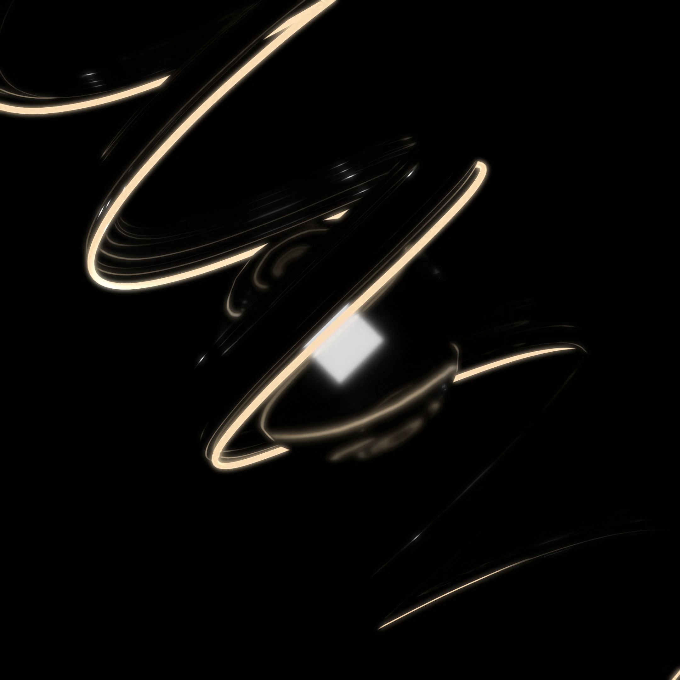 Download mobile wallpaper Glow, Lines, Crystal, Dark, 3D for free.