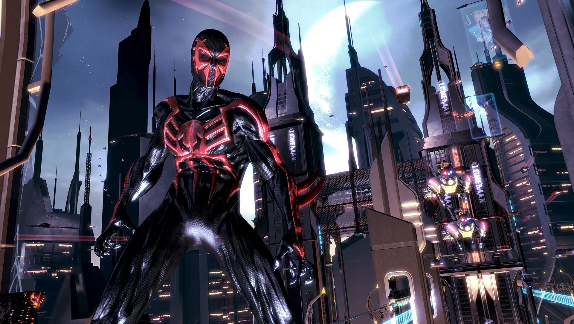 spider man 2099, video game, spider man: shattered dimensions, spider man