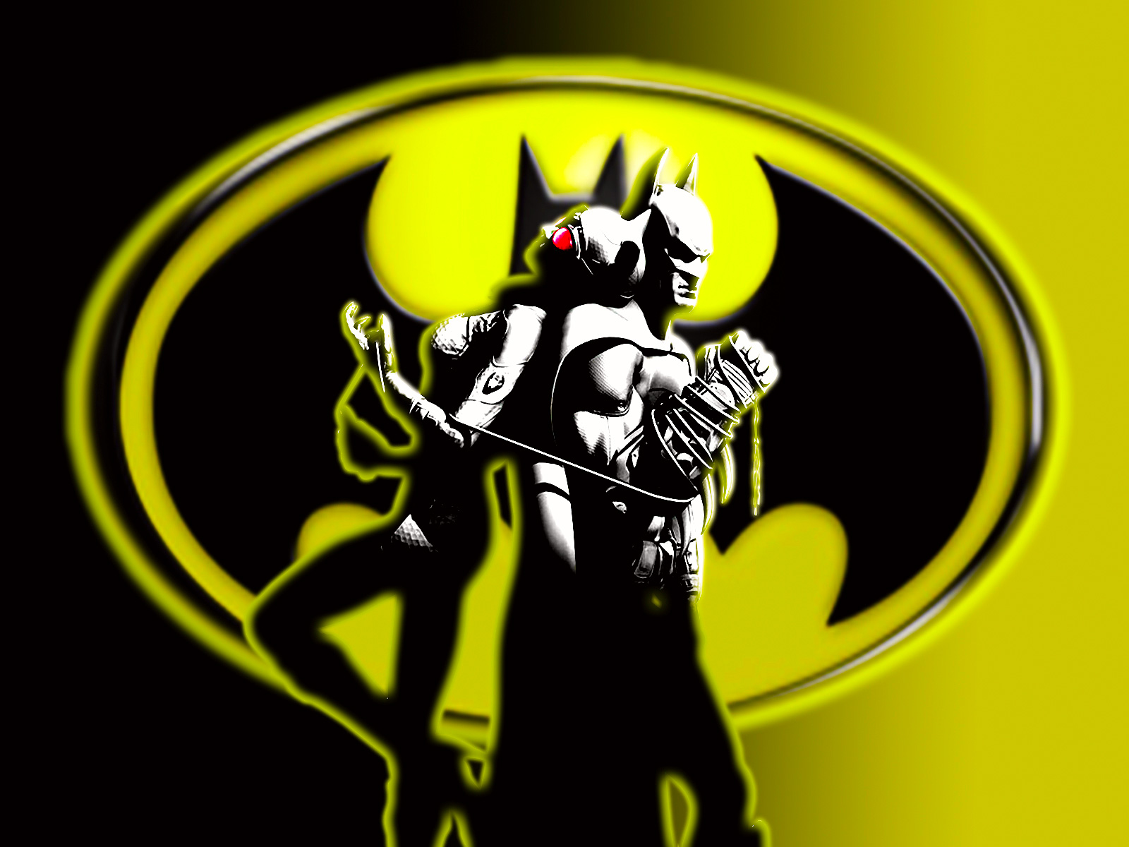 Скачать обои бесплатно Видеоигры, Бэтмен, Логотип Бэтмена, Символ Бэтмена, Batman: Аркхем Сити картинка на рабочий стол ПК
