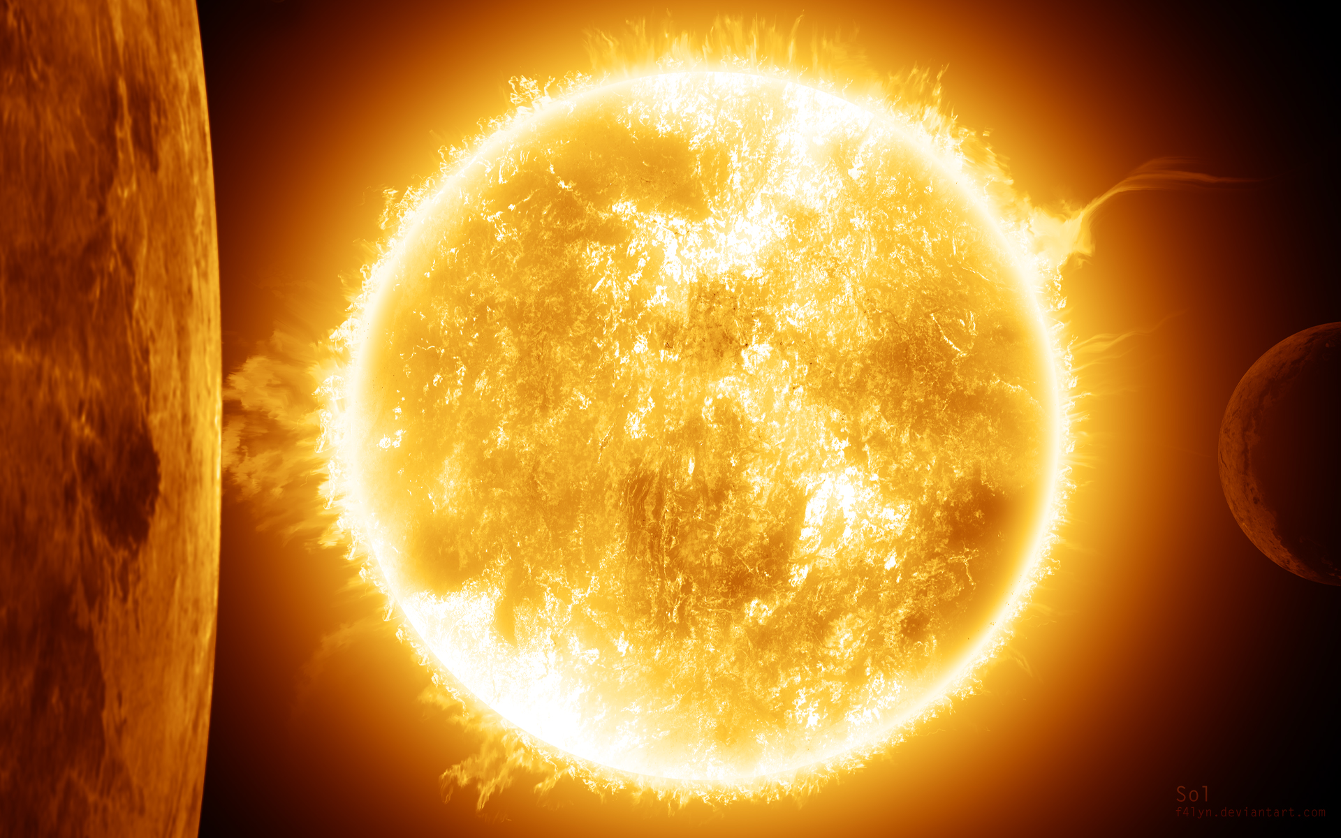 Laden Sie das Sonne, Science Fiction-Bild kostenlos auf Ihren PC-Desktop herunter