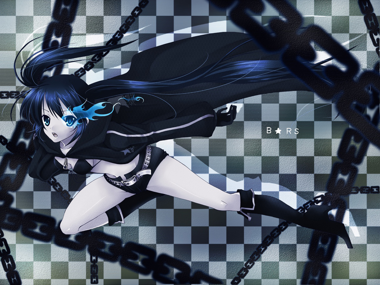 Download mobile wallpaper Anime, Black Rock Shooter for free.