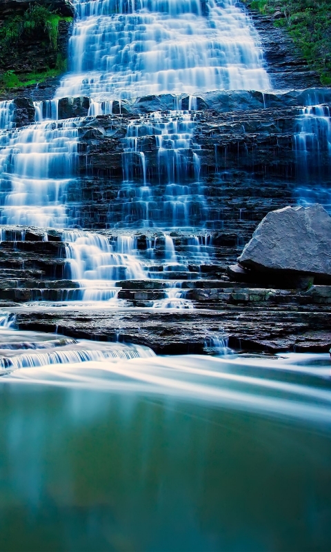 Handy-Wallpaper Wasserfälle, Wasserfall, Erde/natur kostenlos herunterladen.