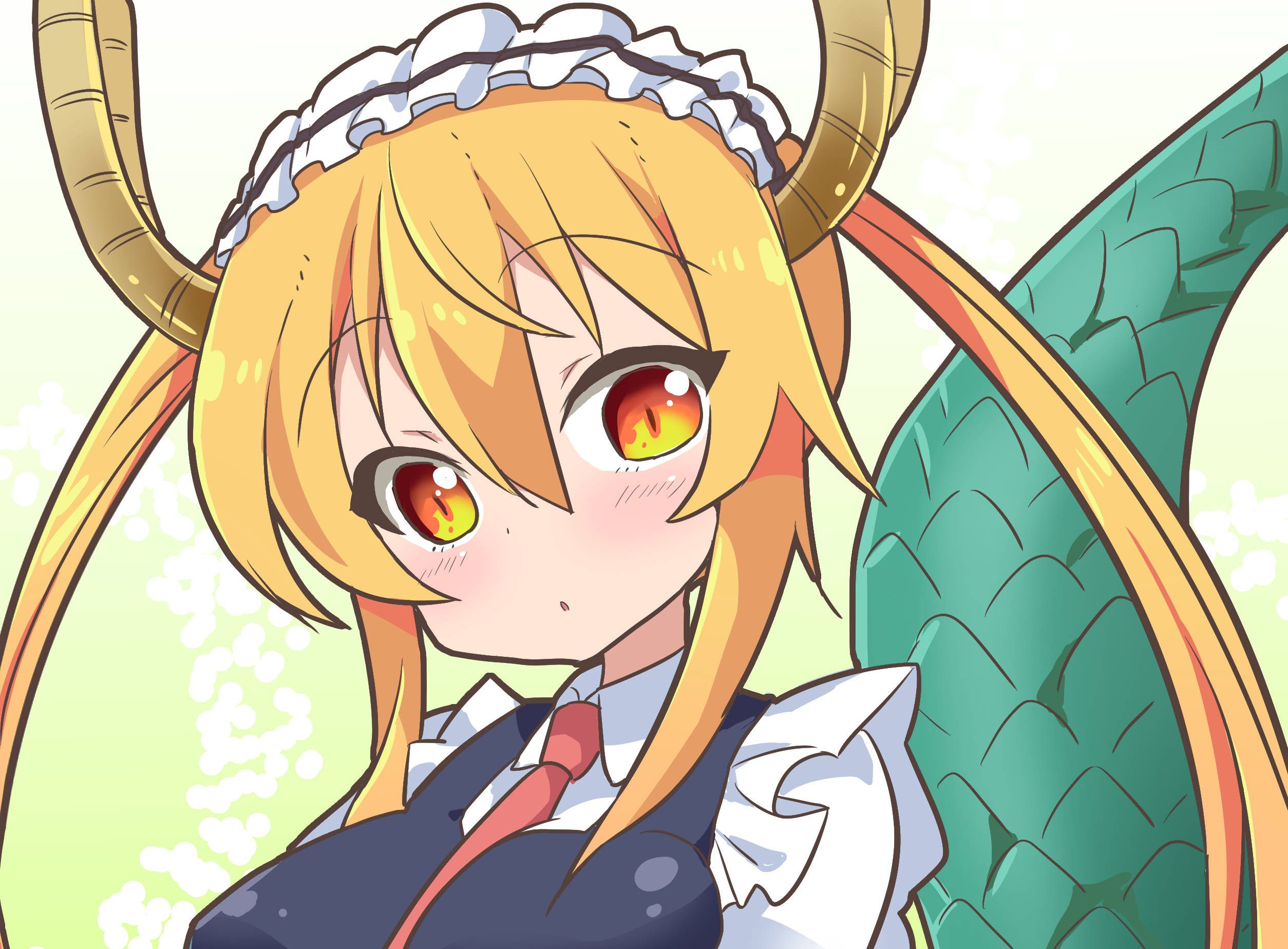 tohru (miss kobayashi's dragon maid), anime, miss kobayashi's dragon maid, kobayashi san chi no maid dragon