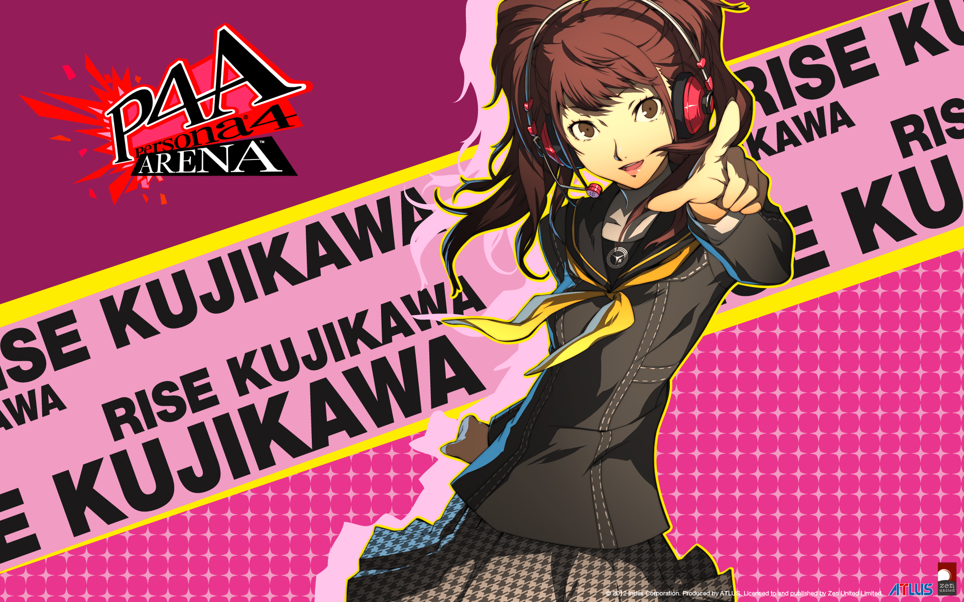 video game, persona 4: arena, rise kujikawa, persona