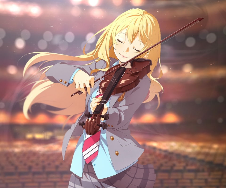 Handy-Wallpaper Animes, Kaori Miyazono, Ihre Lüge Im April kostenlos herunterladen.