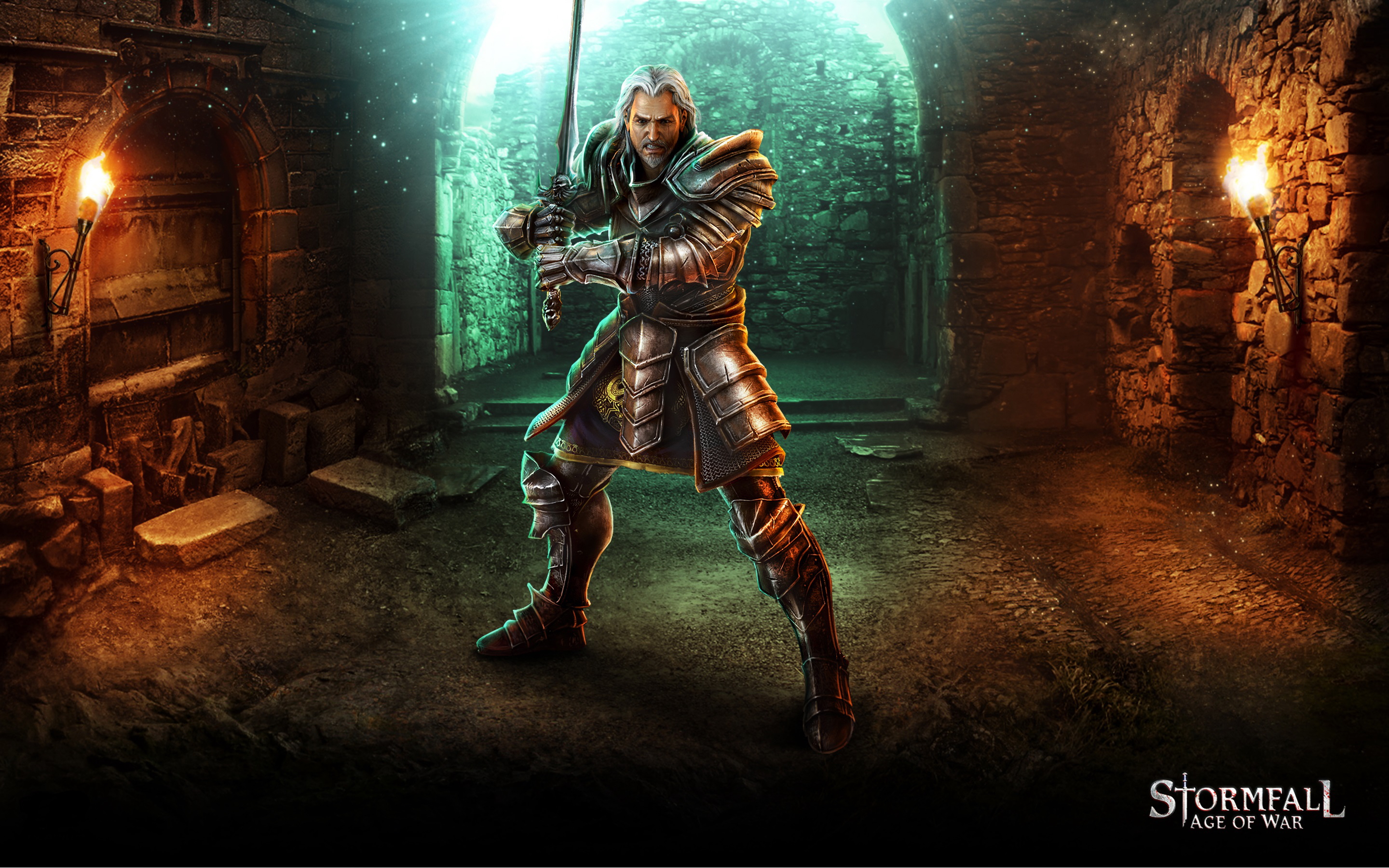 Free download wallpaper Warrior, Knight, Armor, Sword, Video Game, Stormfall: Age Of War on your PC desktop