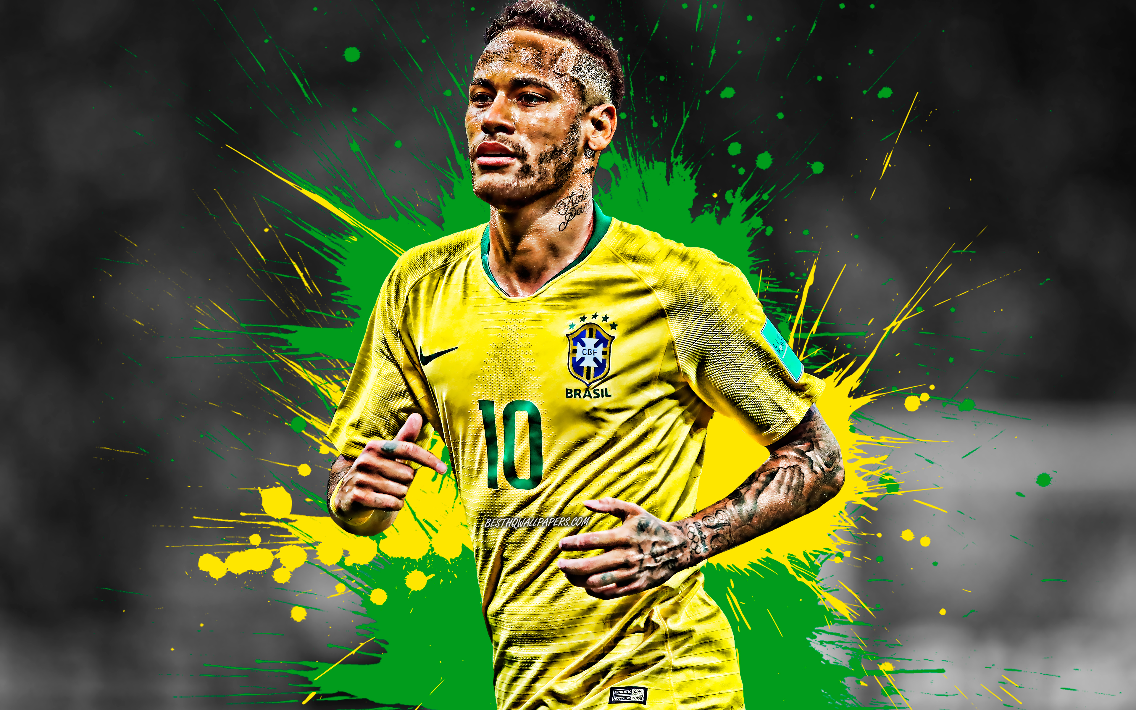 Baixar papel de parede para celular de Esportes, Futebol, Brasileiro, Neymar gratuito.