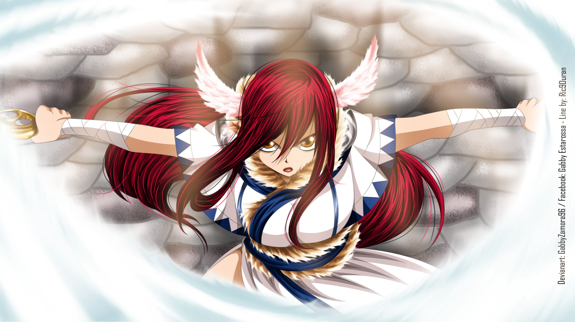 Handy-Wallpaper Animes, Fairy Tail, Erza Scarlet kostenlos herunterladen.