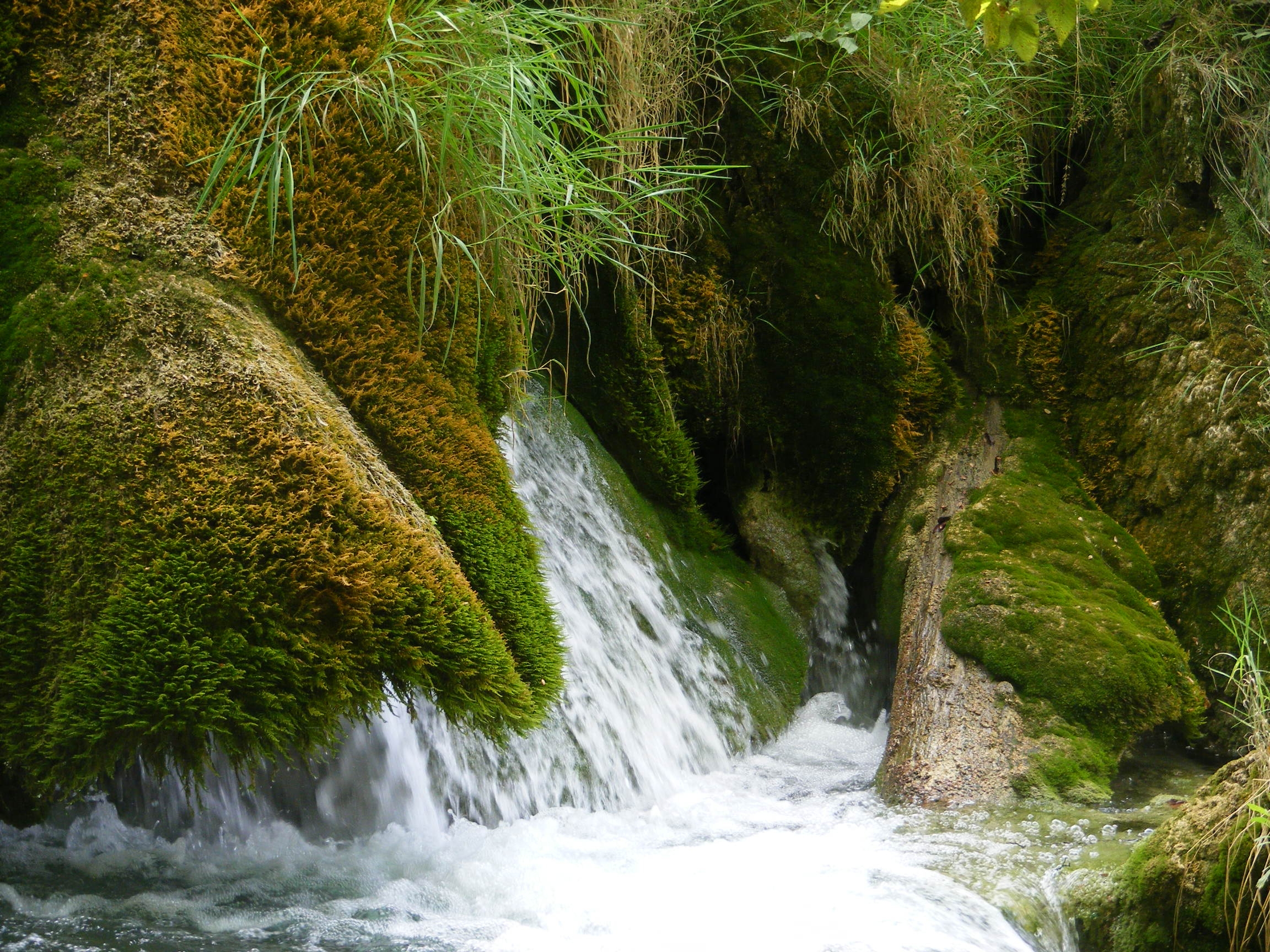 Full HD flow, nature, waterfall, stream