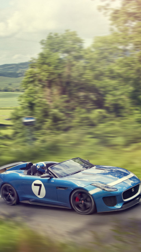 Descarga gratuita de fondo de pantalla para móvil de Jaguar, Vehículos, 2013 Jaguar Proyecto 7 Concepto.