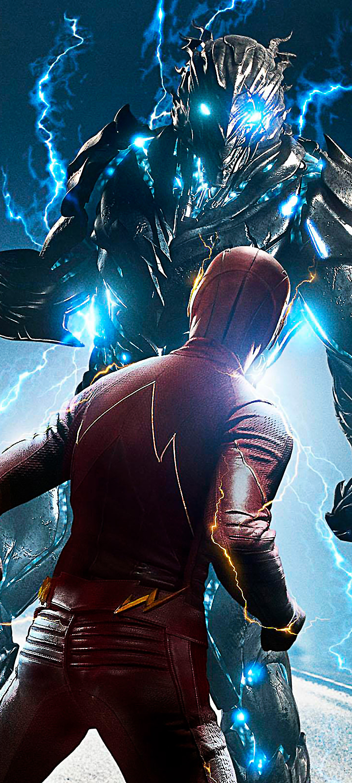 Download mobile wallpaper Flash, Tv Show, Barry Allen, The Flash (2014), Grant Gustin, Savitar (Dc Comics) for free.