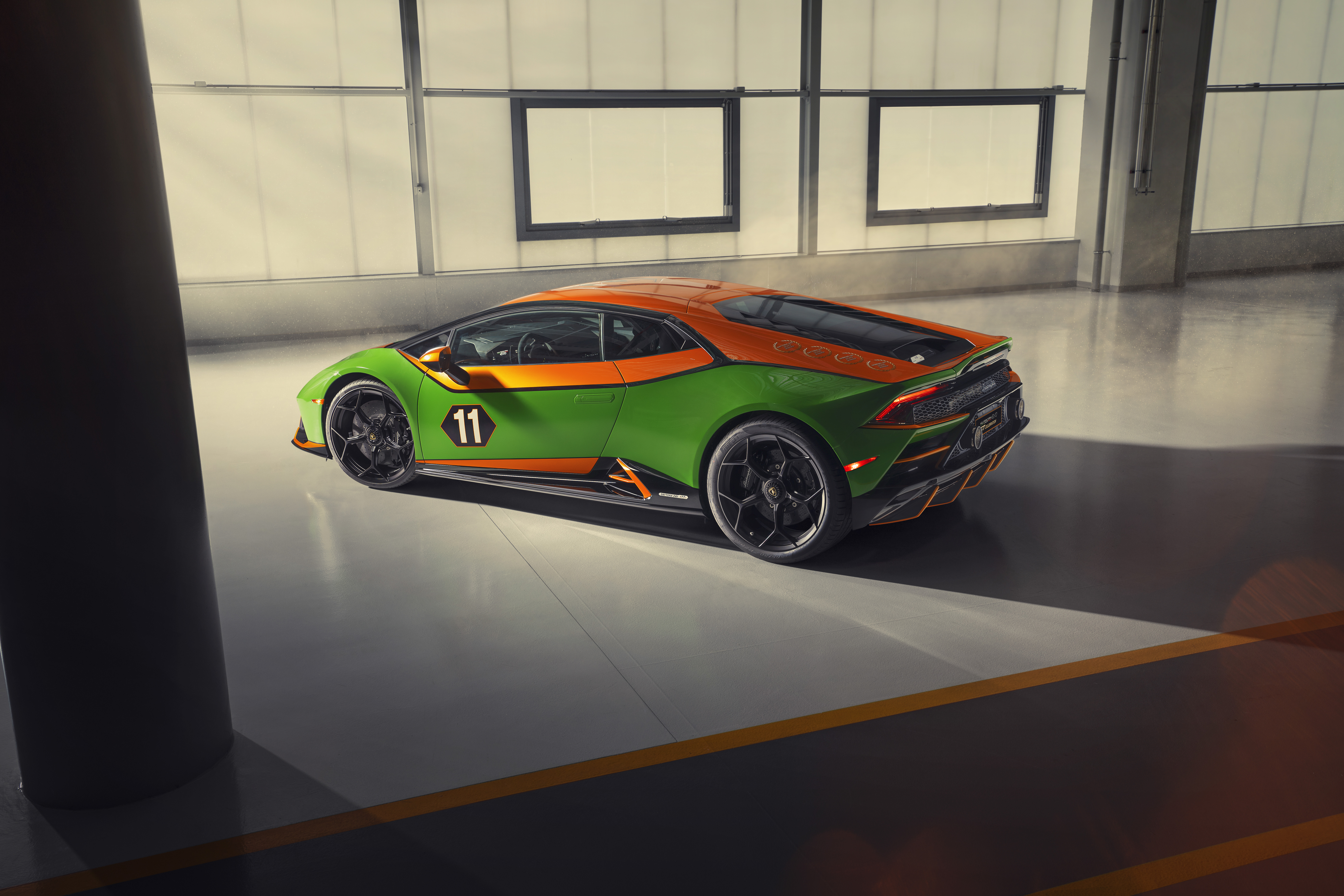 Download mobile wallpaper Lamborghini, Supercar, Vehicles, Lamborghini Huracán Evo Gt Celebration for free.