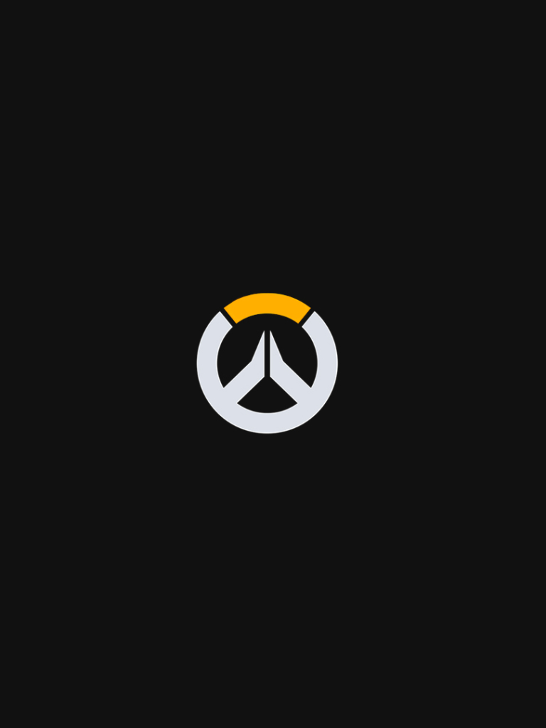 Handy-Wallpaper Logo, Overwatch, Minimalistisch, Computerspiele kostenlos herunterladen.