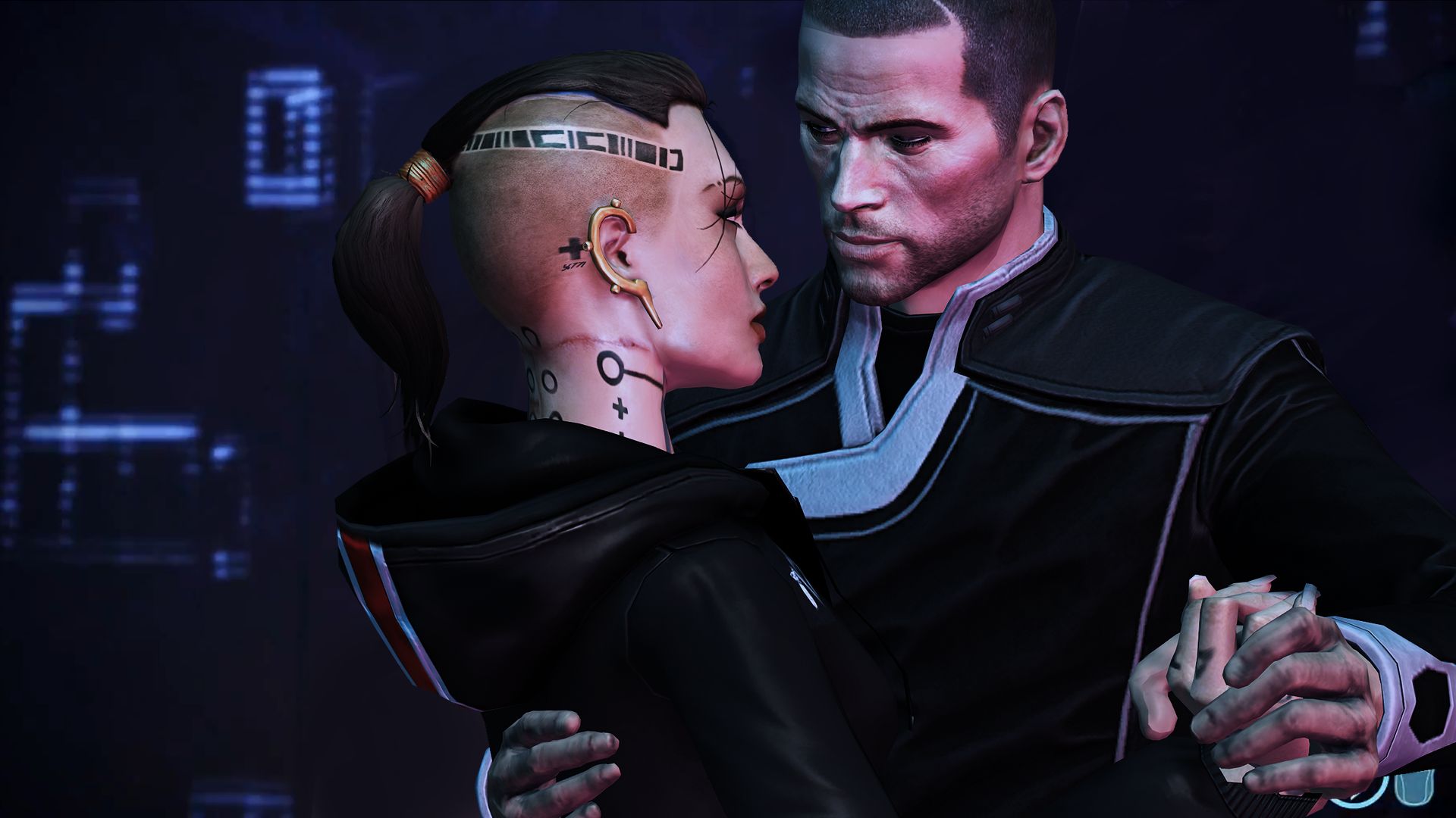 Handy-Wallpaper Mass Effect, Computerspiele, Kommandant Shepard, Jack (Mass Effect) kostenlos herunterladen.