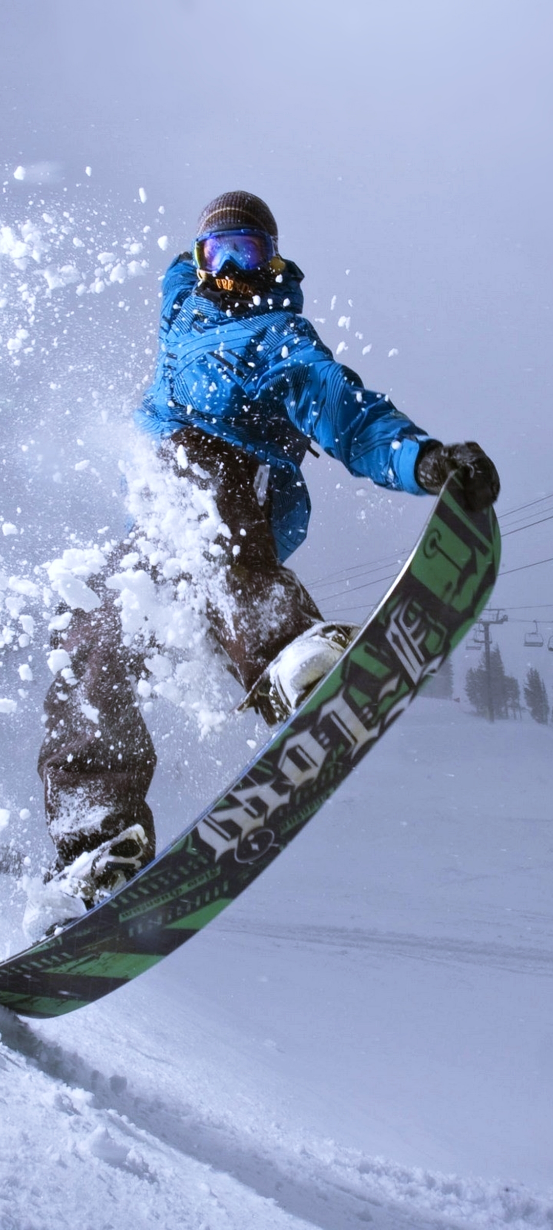 Handy-Wallpaper Sport, Winter, Schnee, Snowboarden kostenlos herunterladen.