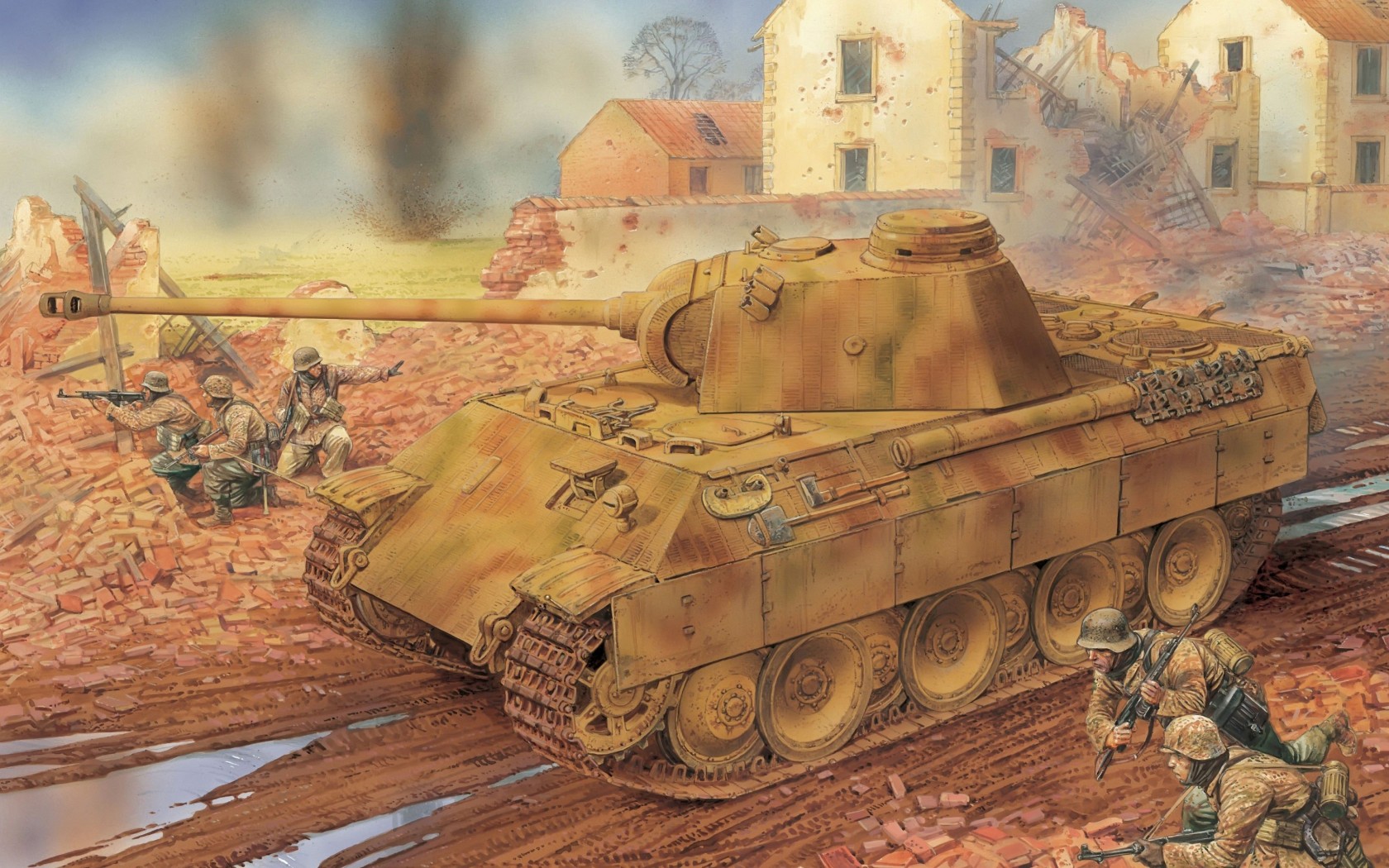 283061 Hintergrundbild herunterladen militär, panther panzer, panzer - Bildschirmschoner und Bilder kostenlos