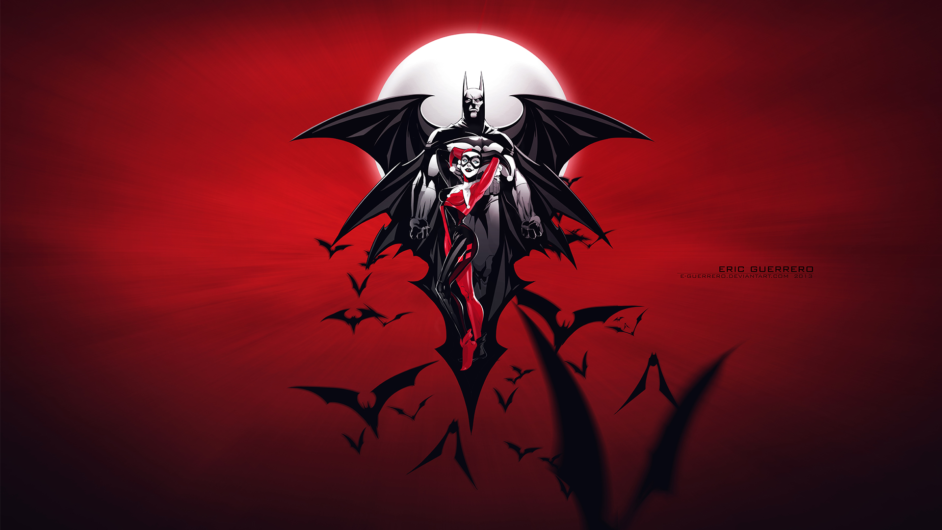 Handy-Wallpaper The Batman, Harley Quinn, Comics kostenlos herunterladen.