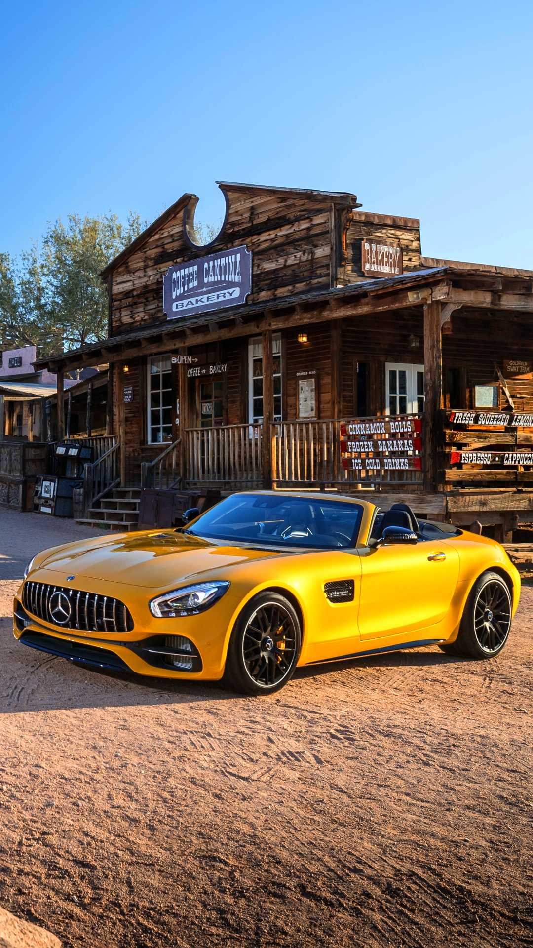 Download mobile wallpaper Car, Mercedes Benz, Vehicle, Vehicles, Yellow Car, Mercedes Amg Gt for free.