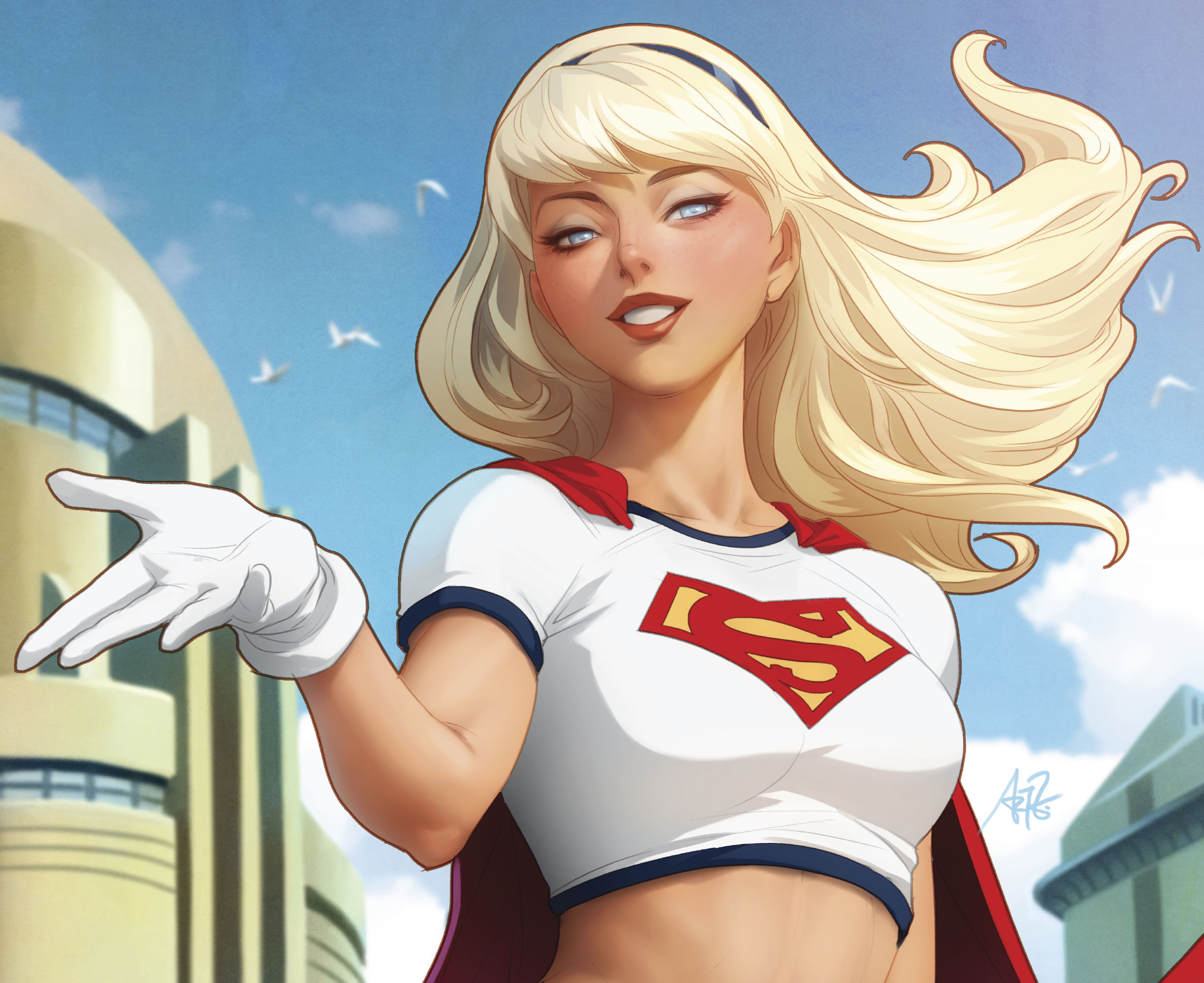 Download mobile wallpaper Blonde, Tv Show, Dc Comics, Supergirl, Superman: The Animated Series for free.