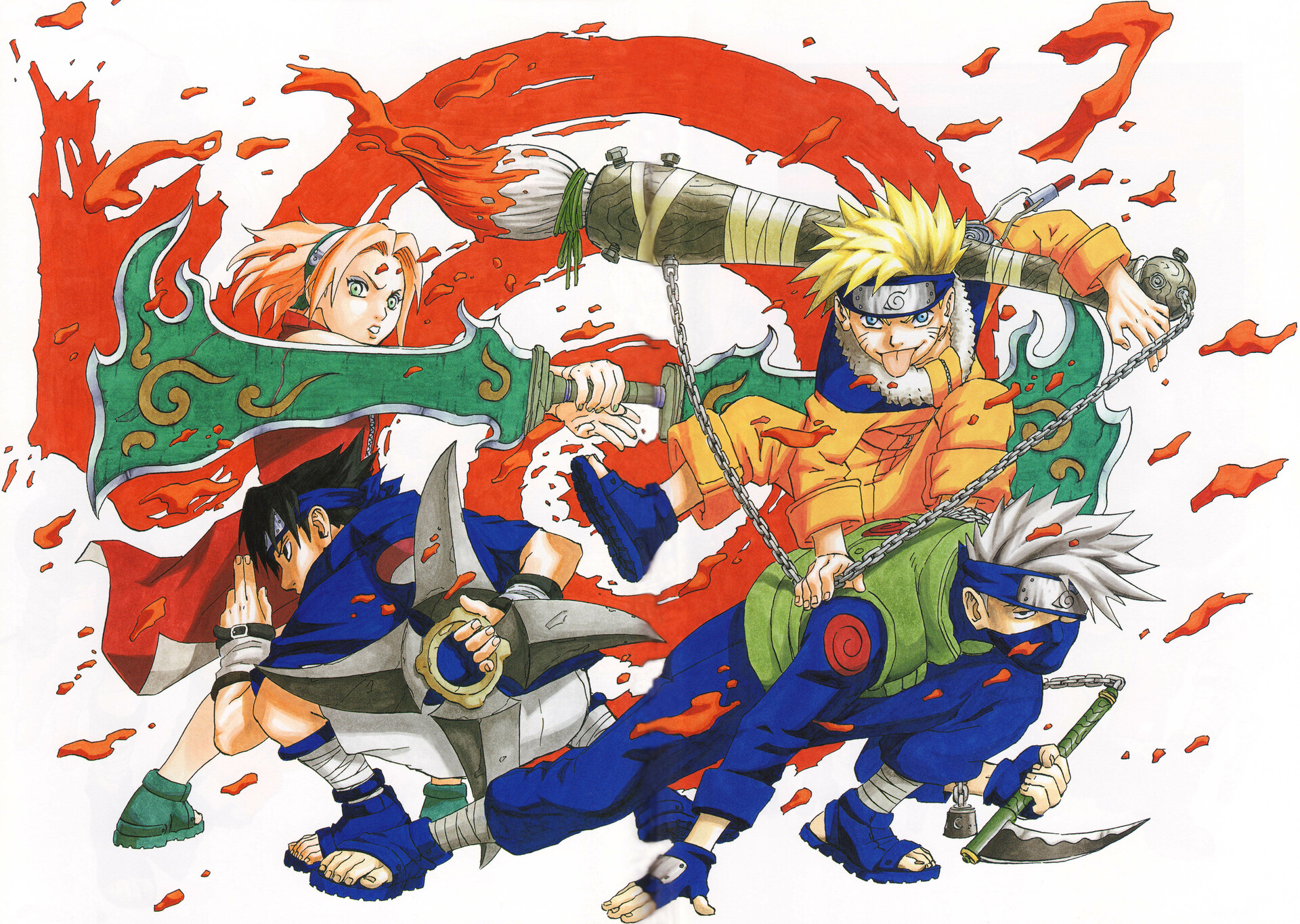 Téléchargez des papiers peints mobile Naruto, Animé, Sasuke Uchiwa, Sakura Haruno, Naruto Uzumaki, Kakashi Hatake gratuitement.