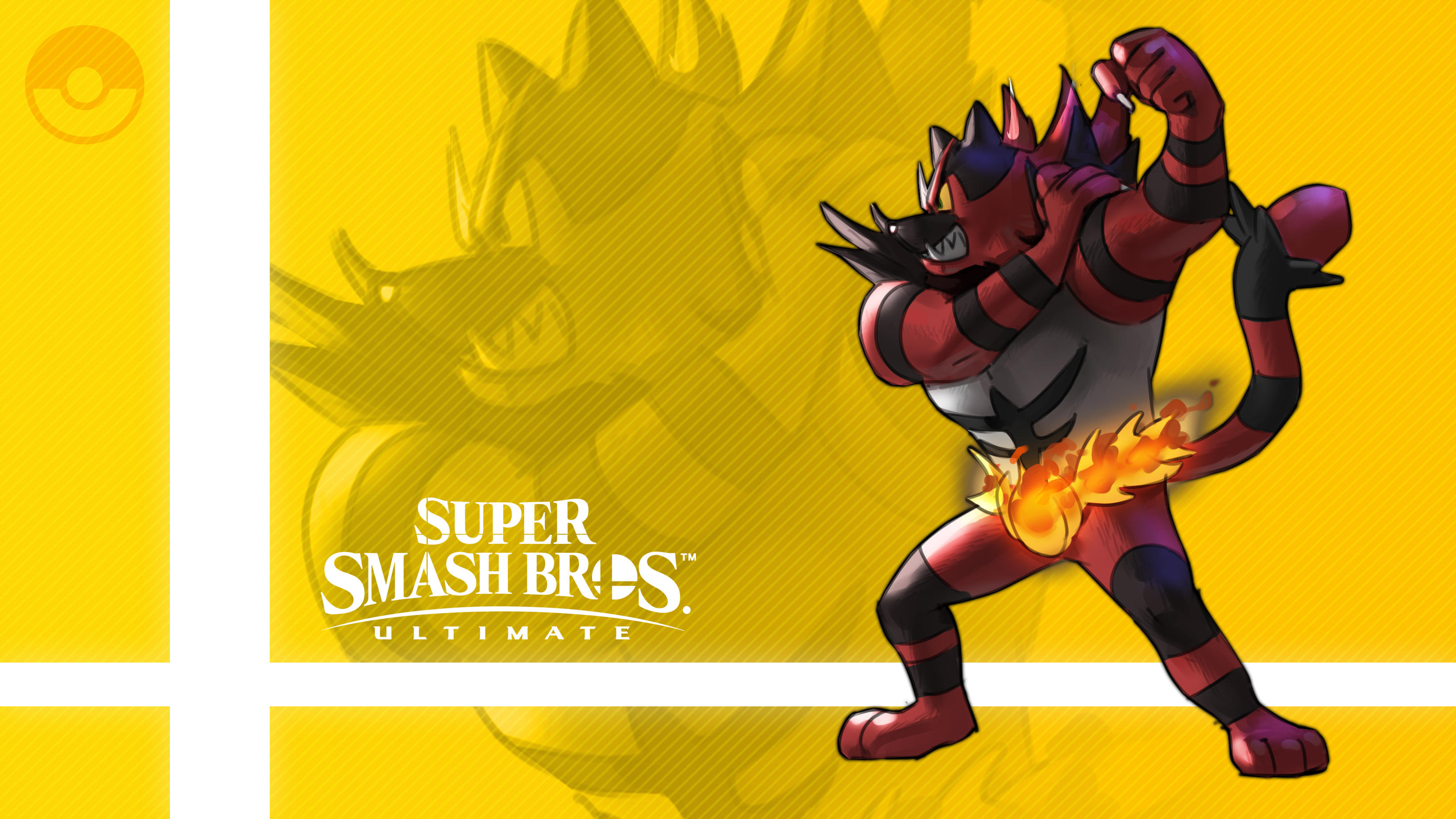 video game, super smash bros ultimate, incineroar (pokémon), super smash bros