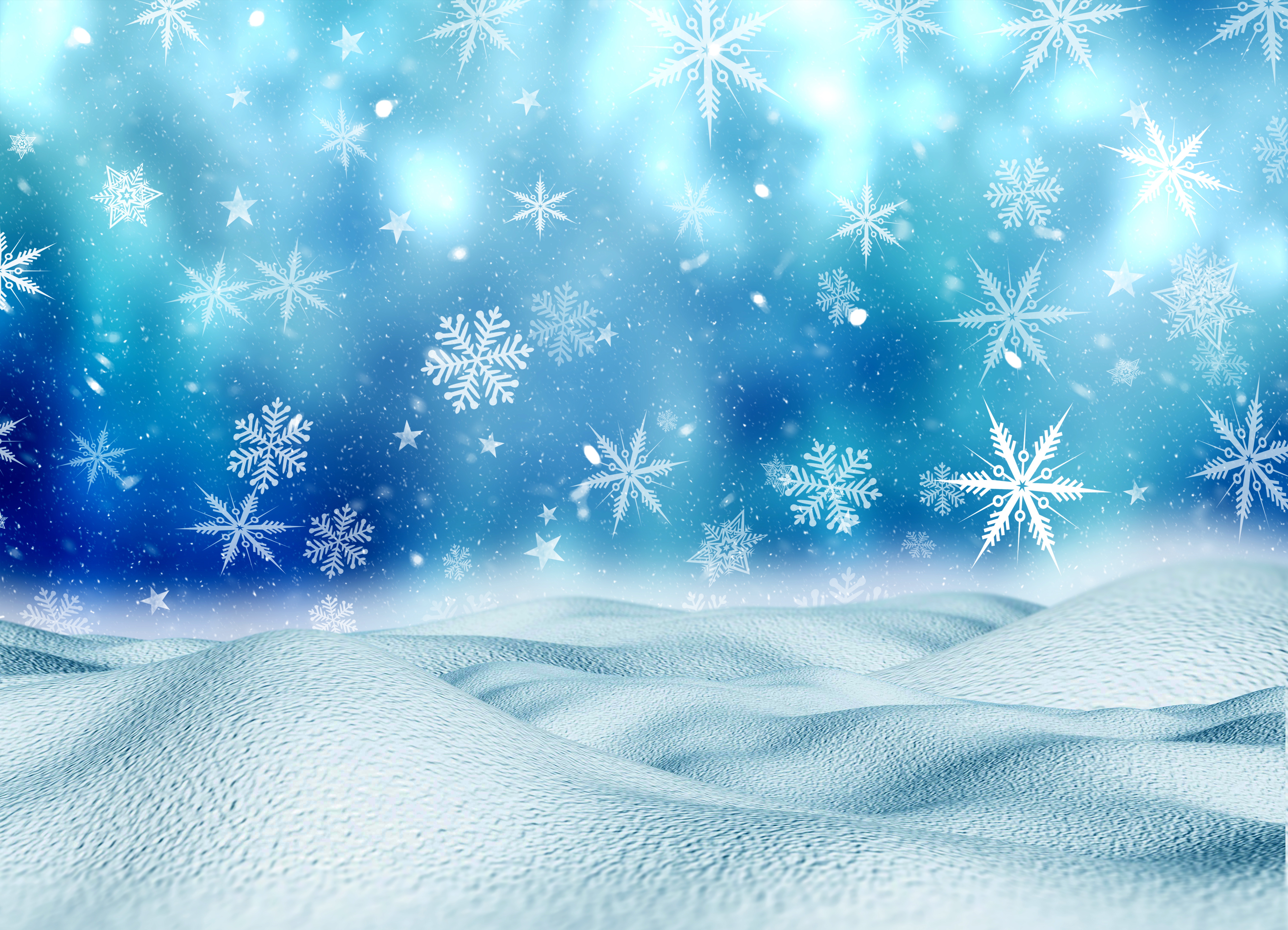 Free download wallpaper Snow, Artistic, Snowflake on your PC desktop