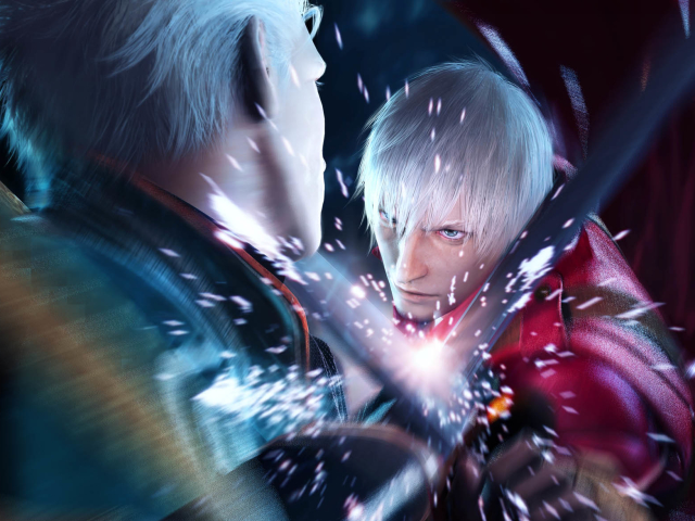 Download mobile wallpaper Devil May Cry, Video Game, Dante (Devil May Cry), Devil May Cry 3: Dante's Awakening, Vergil (Devil May Cry) for free.