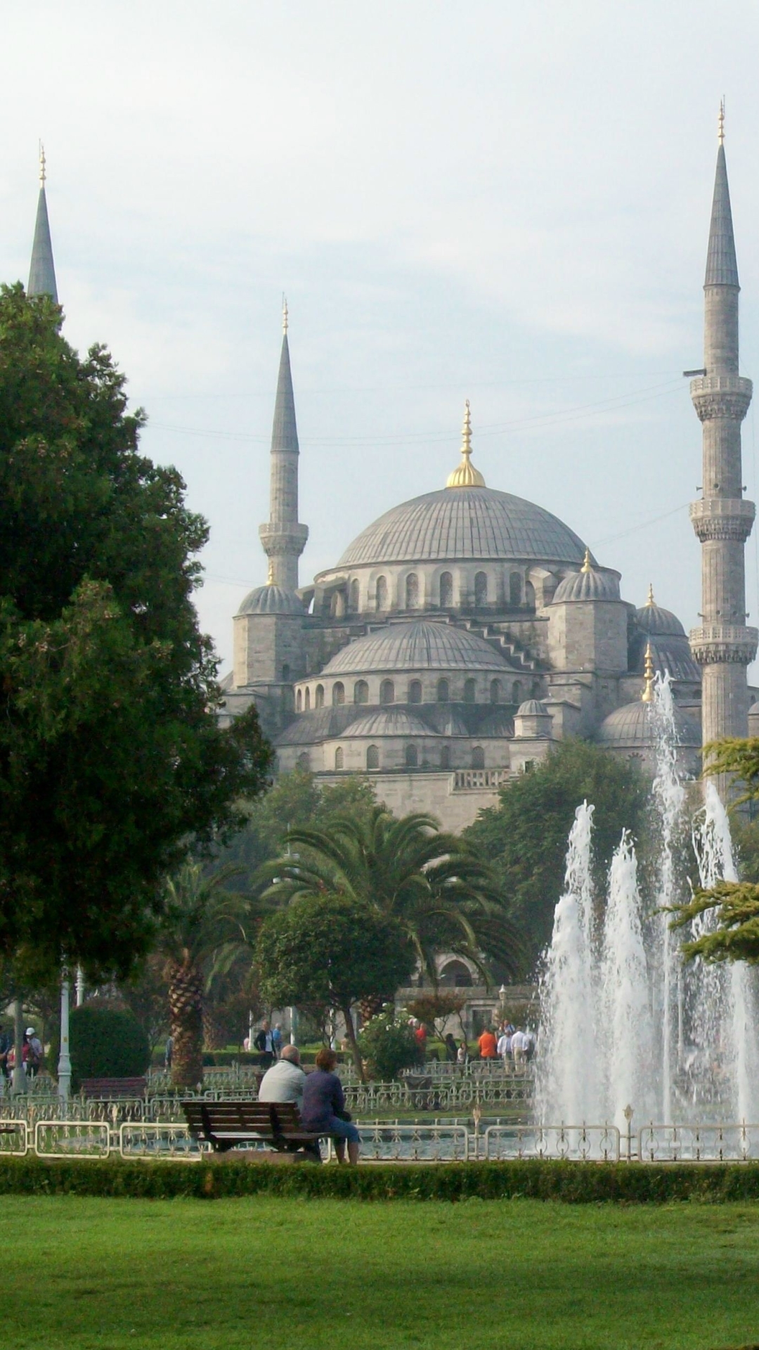 1126518 скачать обои турция, религиозные, мечеть султана ахмеда, фонтан, истальбул, мечети - заставки и картинки бесплатно