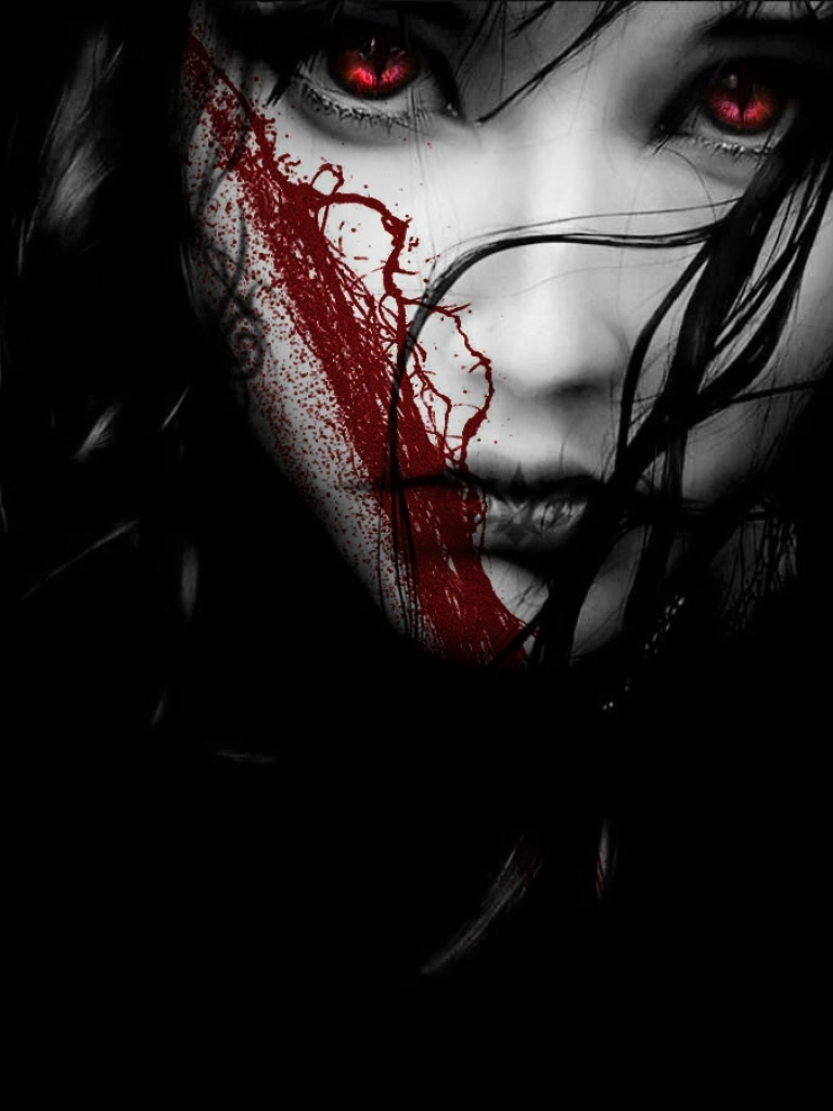 Download mobile wallpaper Blood, Dark for free.