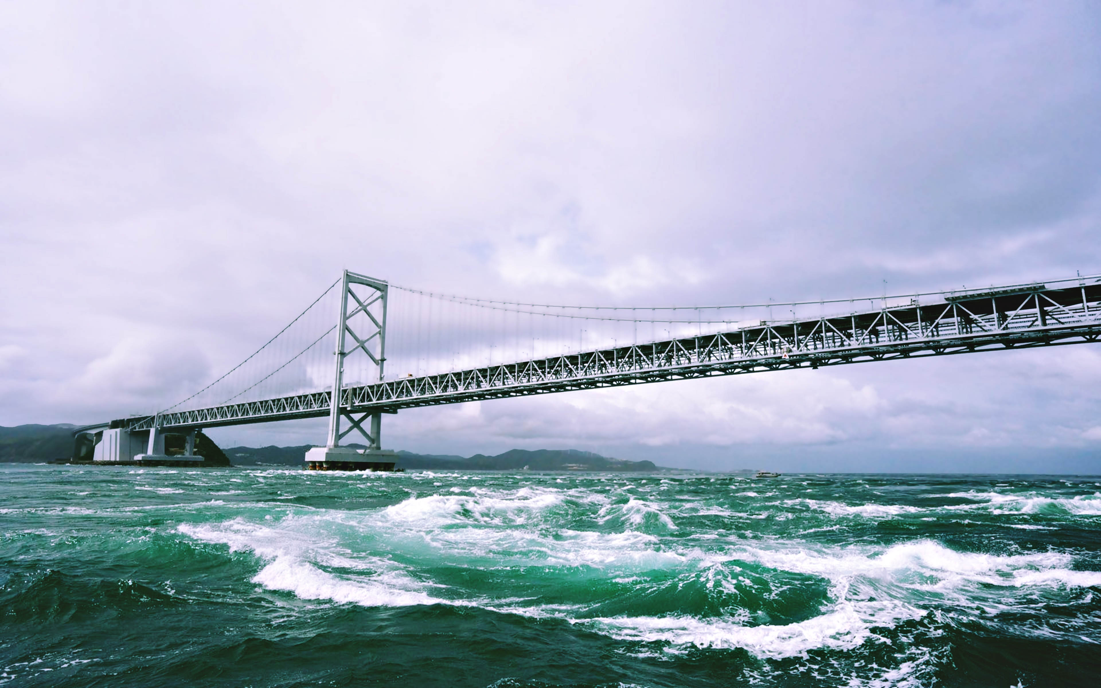 Download mobile wallpaper Sea, Bridge, Bridges, Man Made, Ocean, Nature, Earth for free.