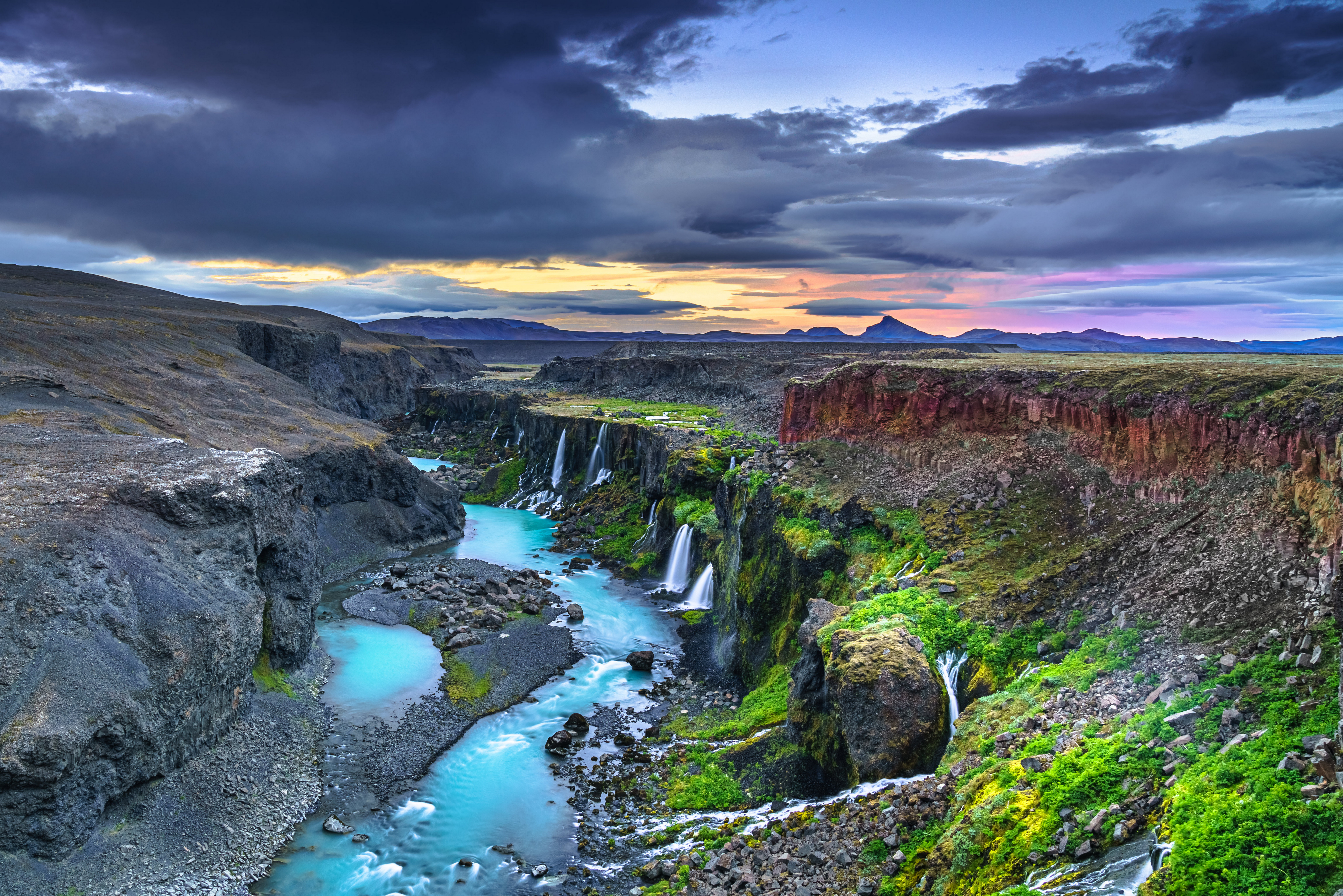 無料モバイル壁紙風景, 自然, 峡谷, 地球, アイスランド, キャニオンをダウンロードします。