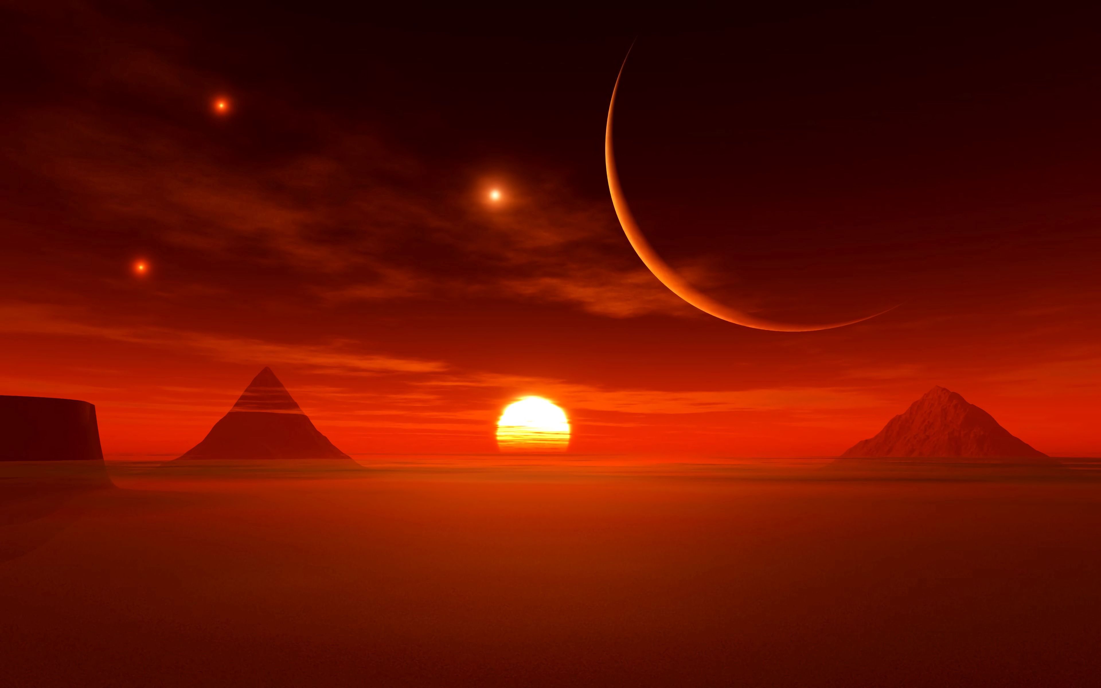 Laden Sie das Wüste, Sun, Sunset, Dunkel, Landschaft-Bild kostenlos auf Ihren PC-Desktop herunter